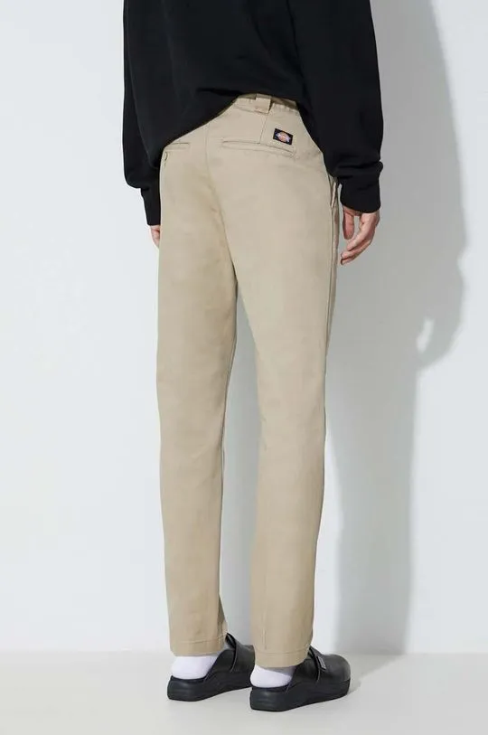 Dickies trousers men's beige color