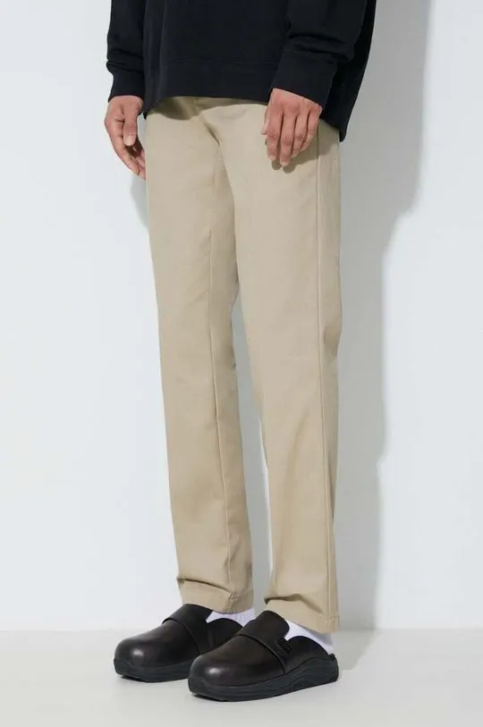 Dickies trousers men's beige color