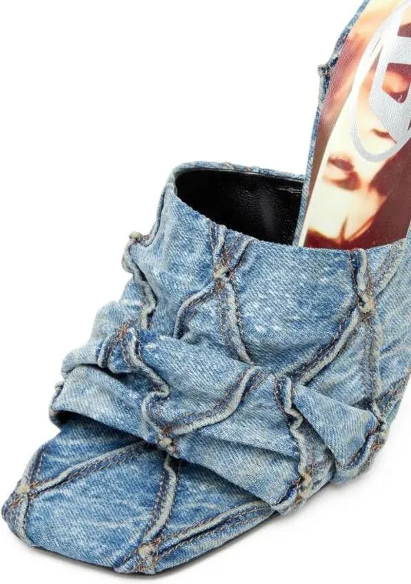 Diesel D-Sydney SDL denim mules Blue