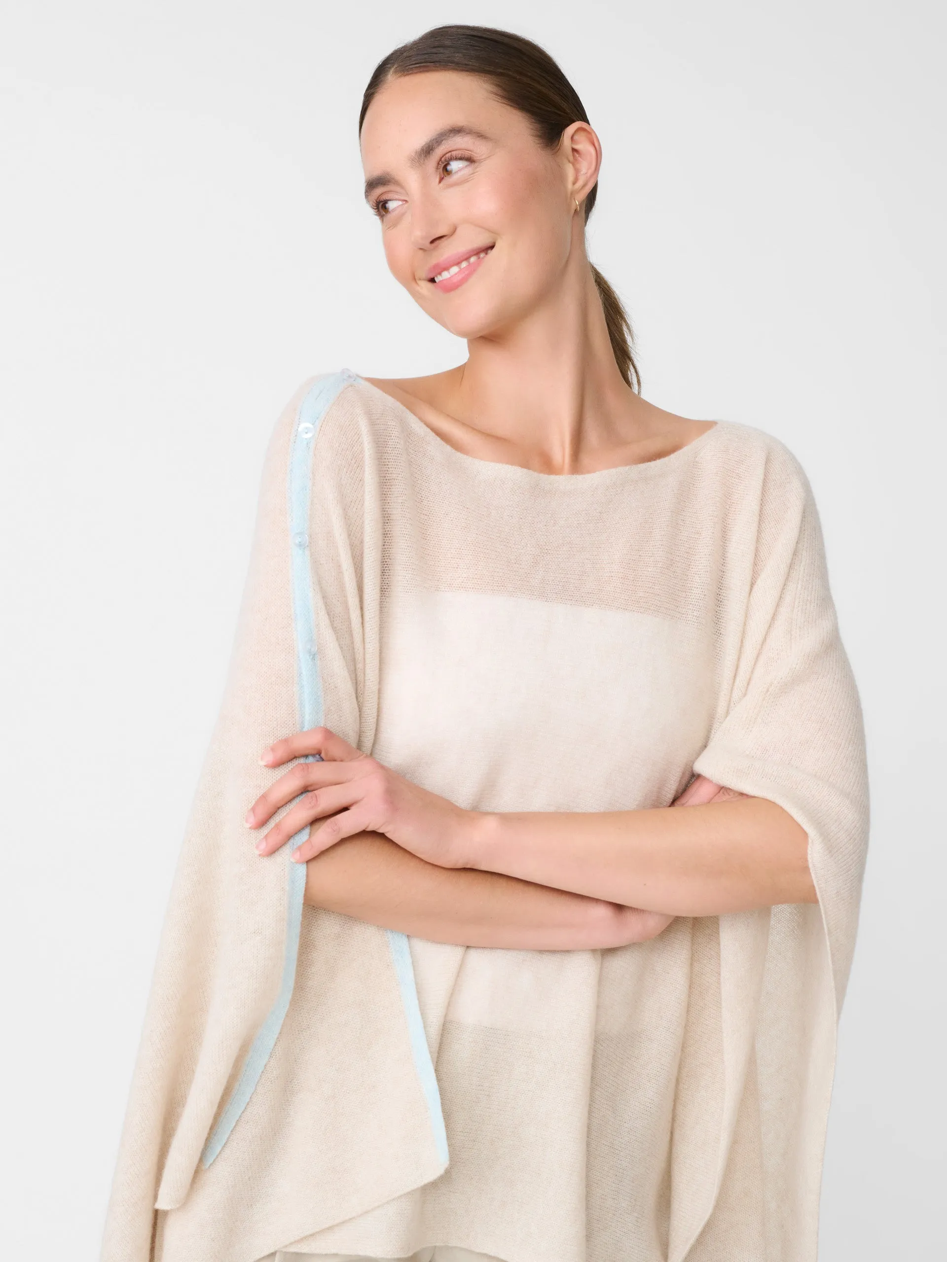 Doris Cashmere Poncho