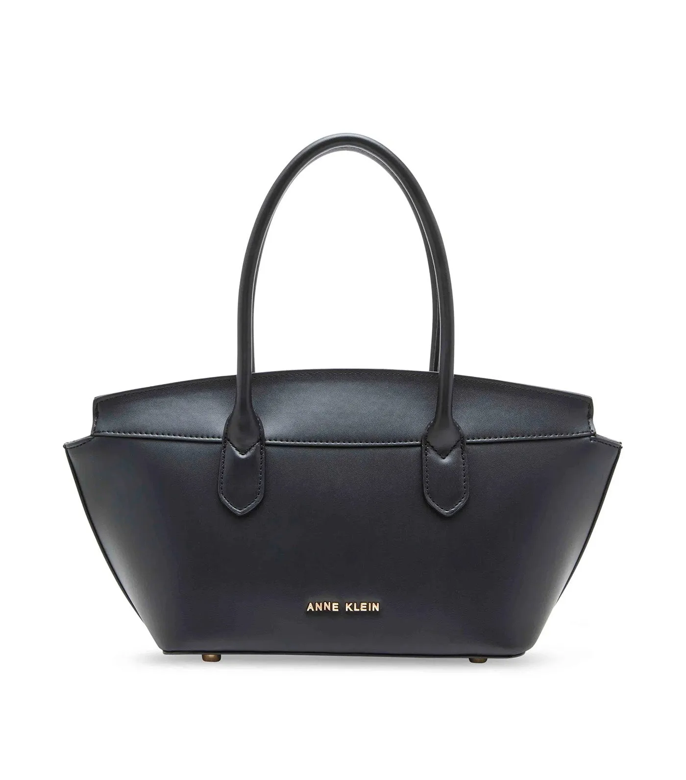 East West Clam Closure Satchel Black