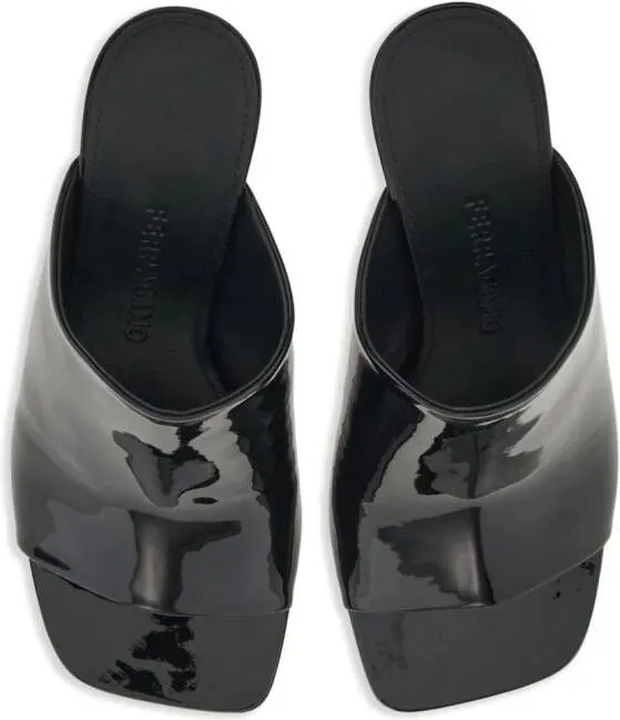 Ferragamo 85mm open-toe slide mules Black