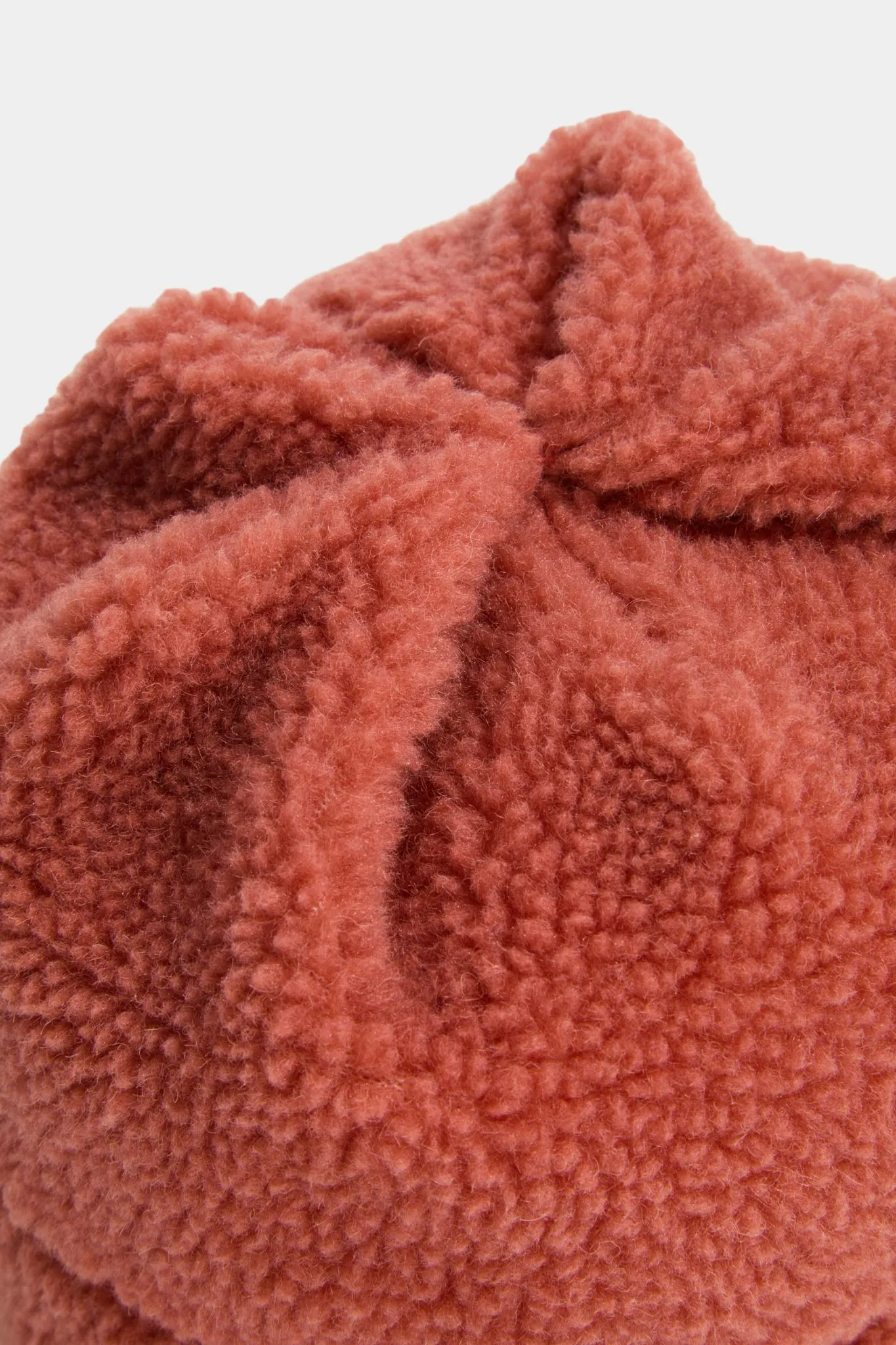 Fleece Beanie - Brick