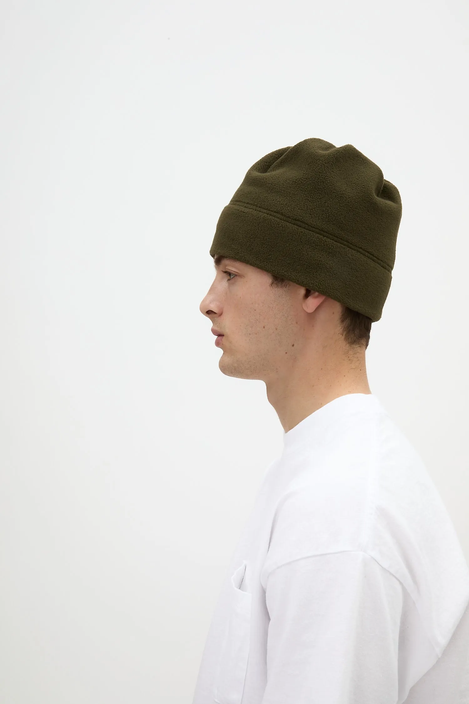 Fleece Beanie - Olive