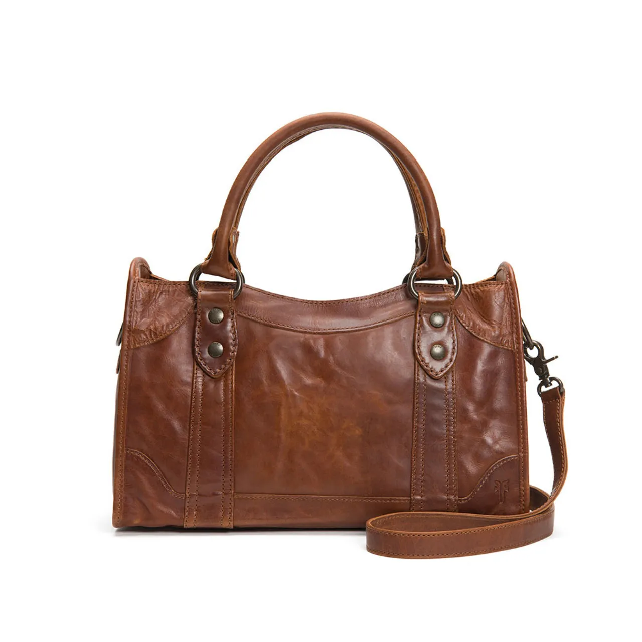 Frye Melissa Satchel Crossbody - Cognac