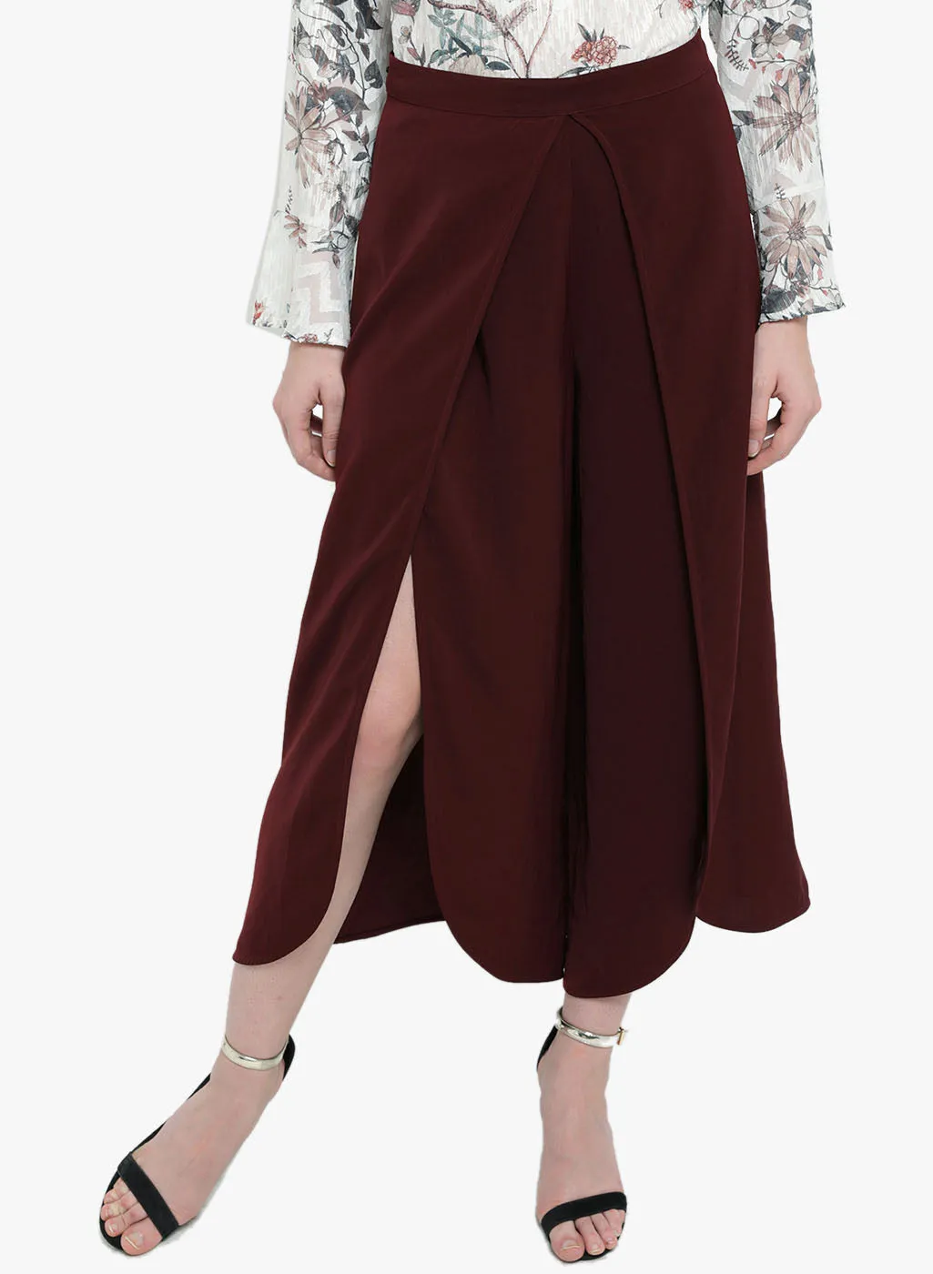 Giselle High Waisted Over Lay Culottes