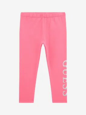 Guess Girls Logo Leggings in Pink