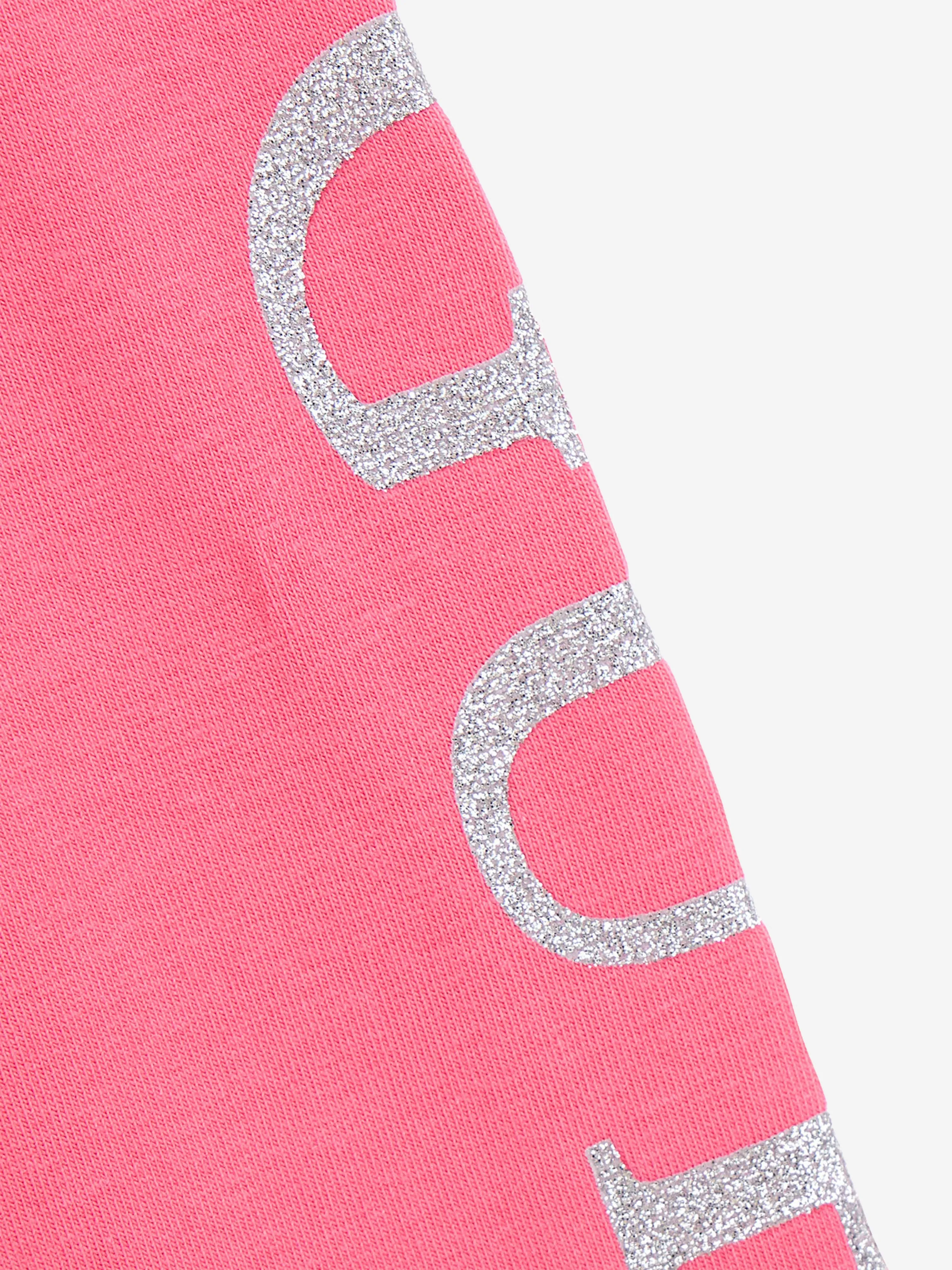 Guess Girls Logo Leggings in Pink