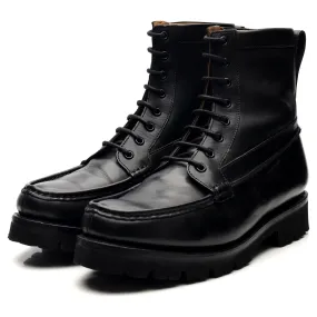 'Gulliver' Black Leather Boots UK 6.5 G