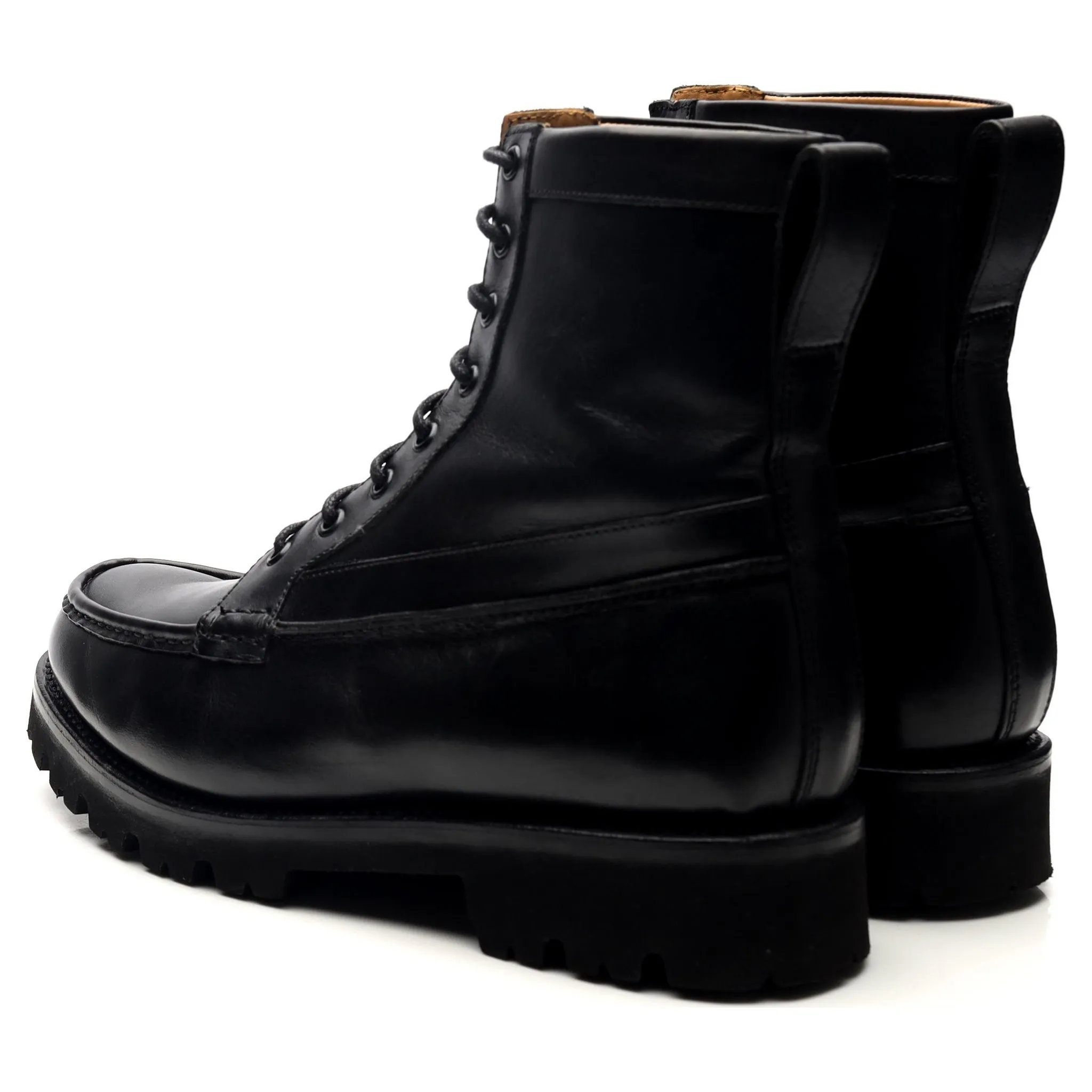 'Gulliver' Black Leather Boots UK 6.5 G