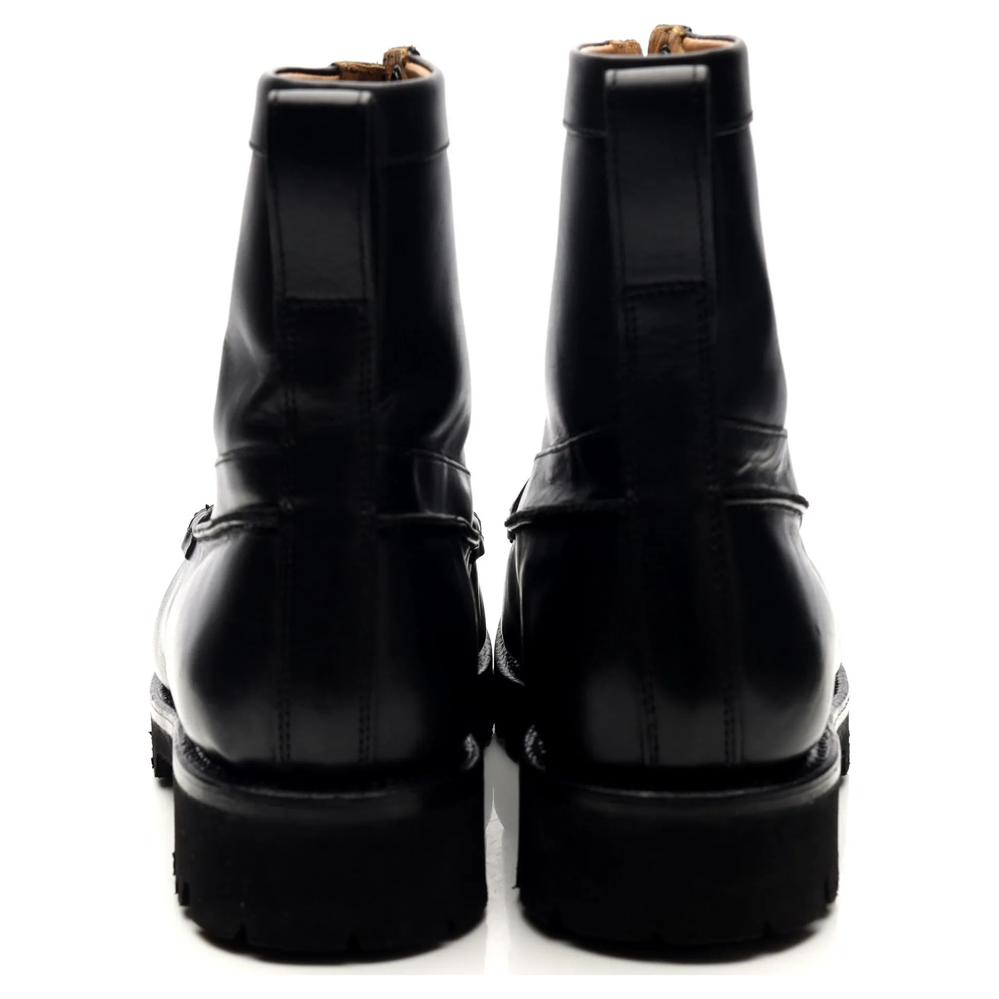 'Gulliver' Black Leather Boots UK 6.5 G