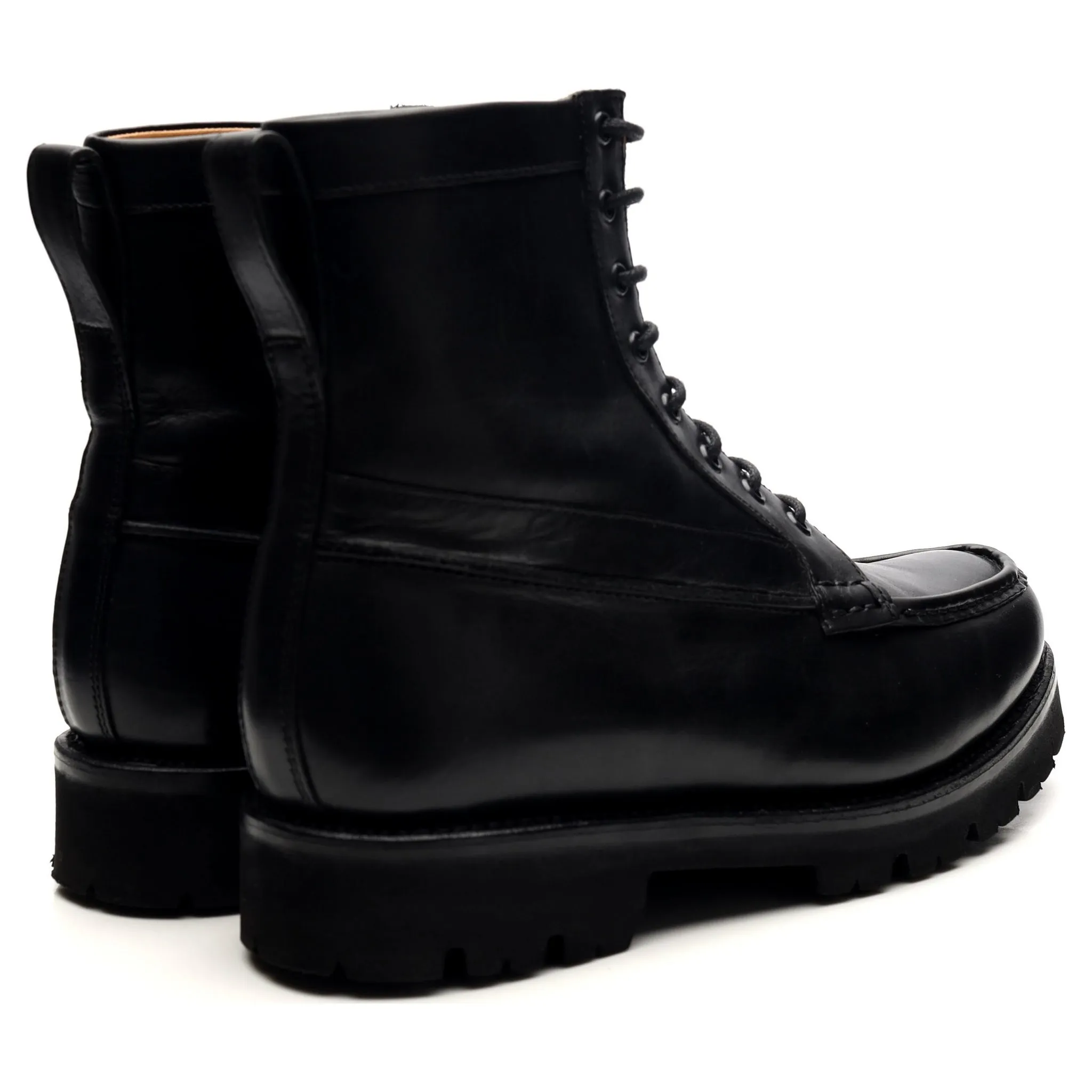 'Gulliver' Black Leather Boots UK 6.5 G