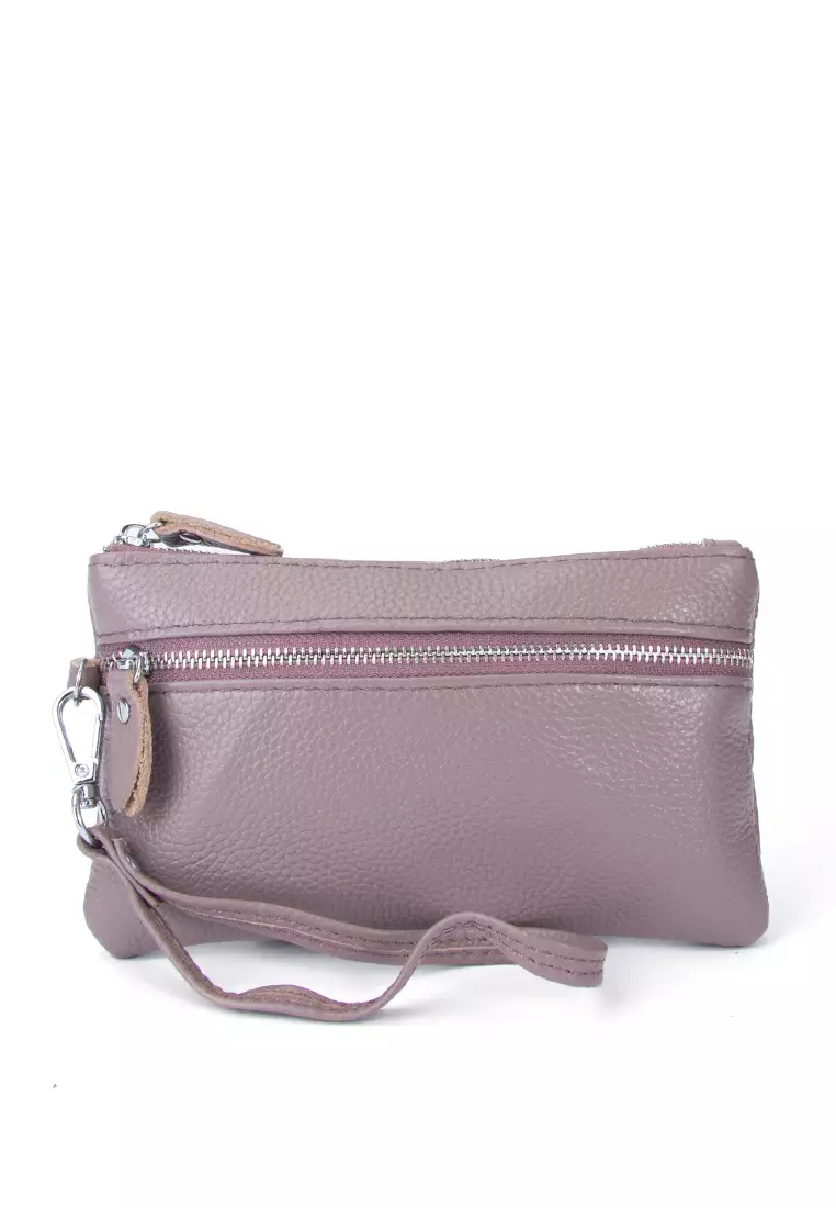 HAPPY FRIDAYS Stylish Litchi Grain Leather Clutch Bag JN2021