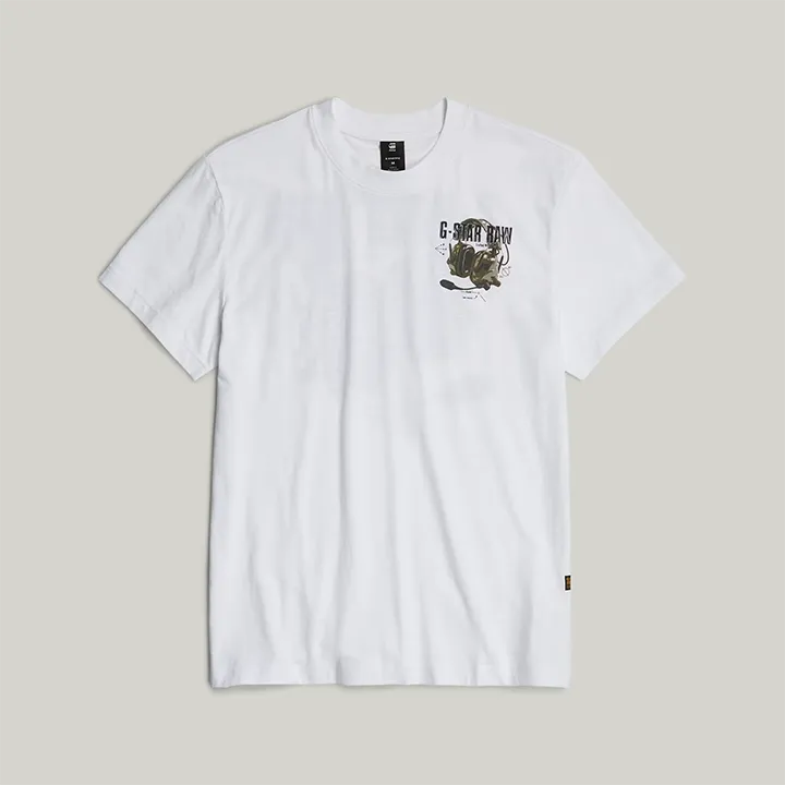 Headphones Back Gr R Tee (White) - GD24687C372110