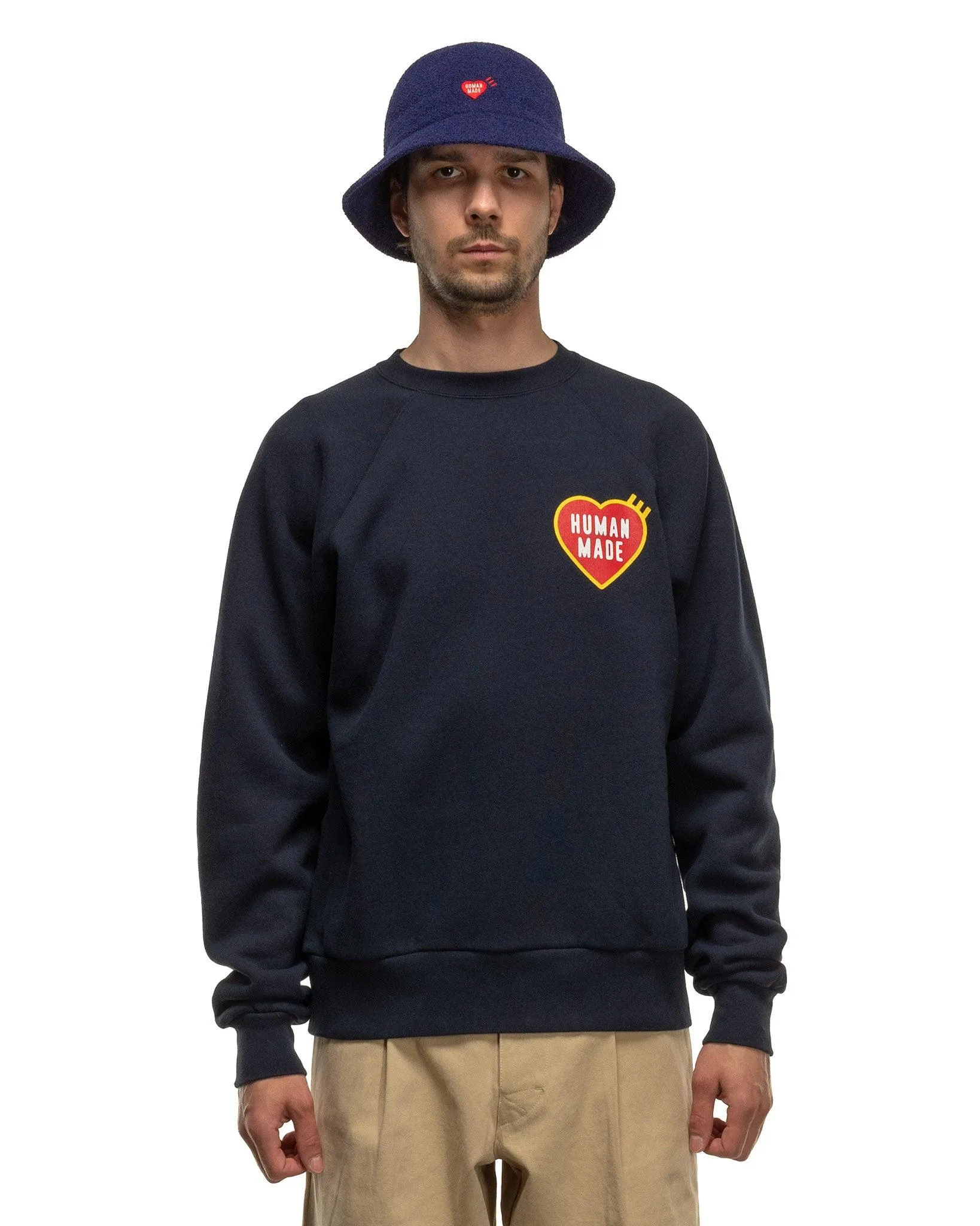 Heart Logo Sweatershirt Navy