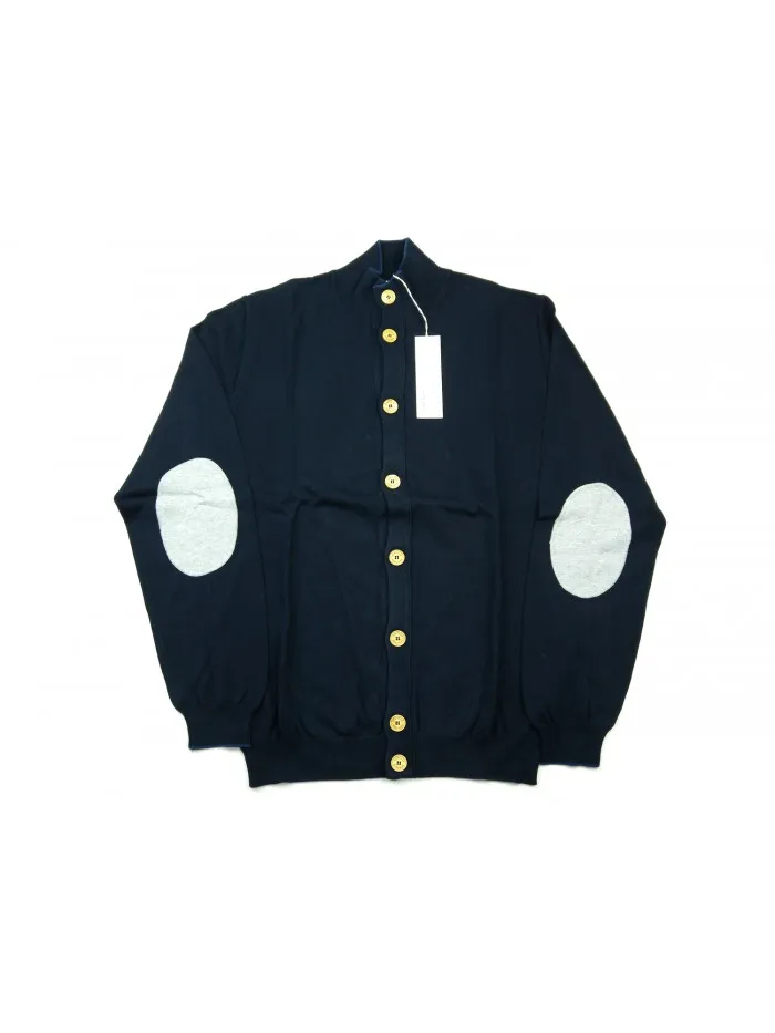 Heritage Cardigan Man Mod.0168L20 COL 16610 Blue