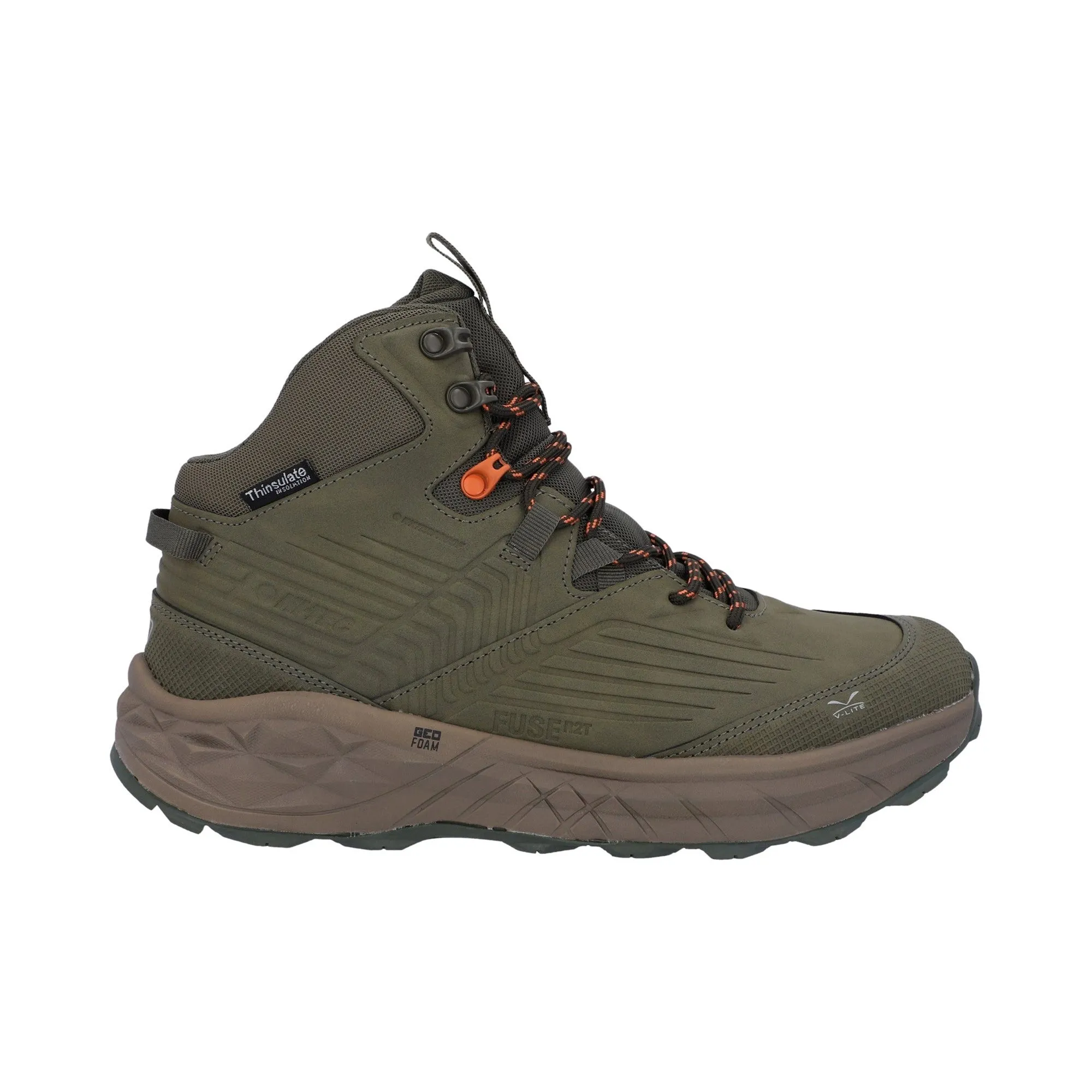 Hi-Tec Fuse Trek Mid Mens Hiking Boots - Olive