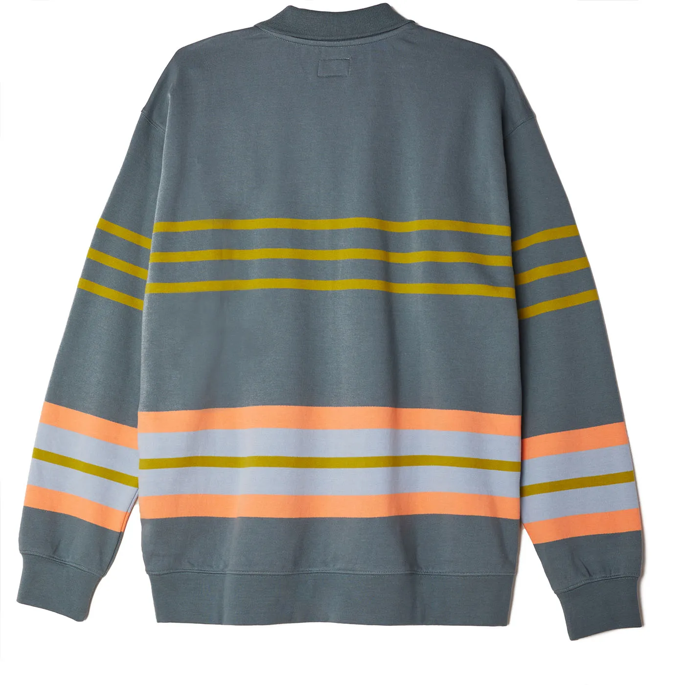 ISSO STRIPED POLO SWEATERSHIRT | Obey Clothing UK