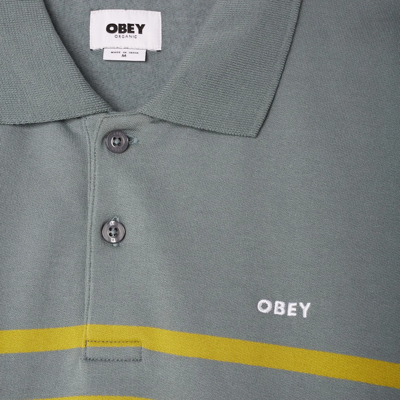 ISSO STRIPED POLO SWEATERSHIRT | Obey Clothing UK