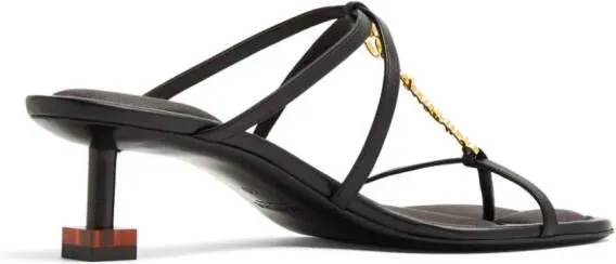 Jacquemus Les sandales Pralu Basses 45mm mules Black