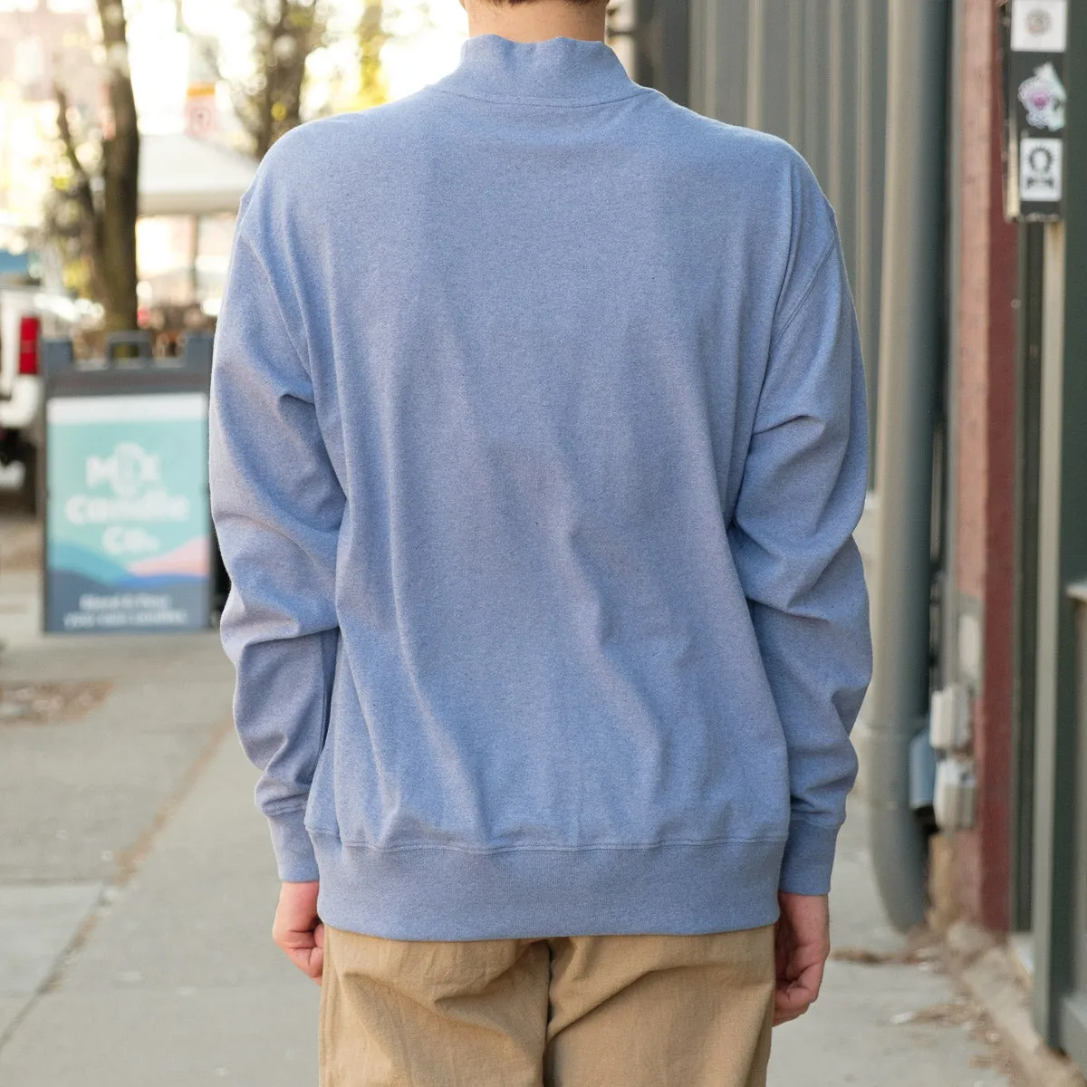 Jersey Turtleneck in Ice Blue