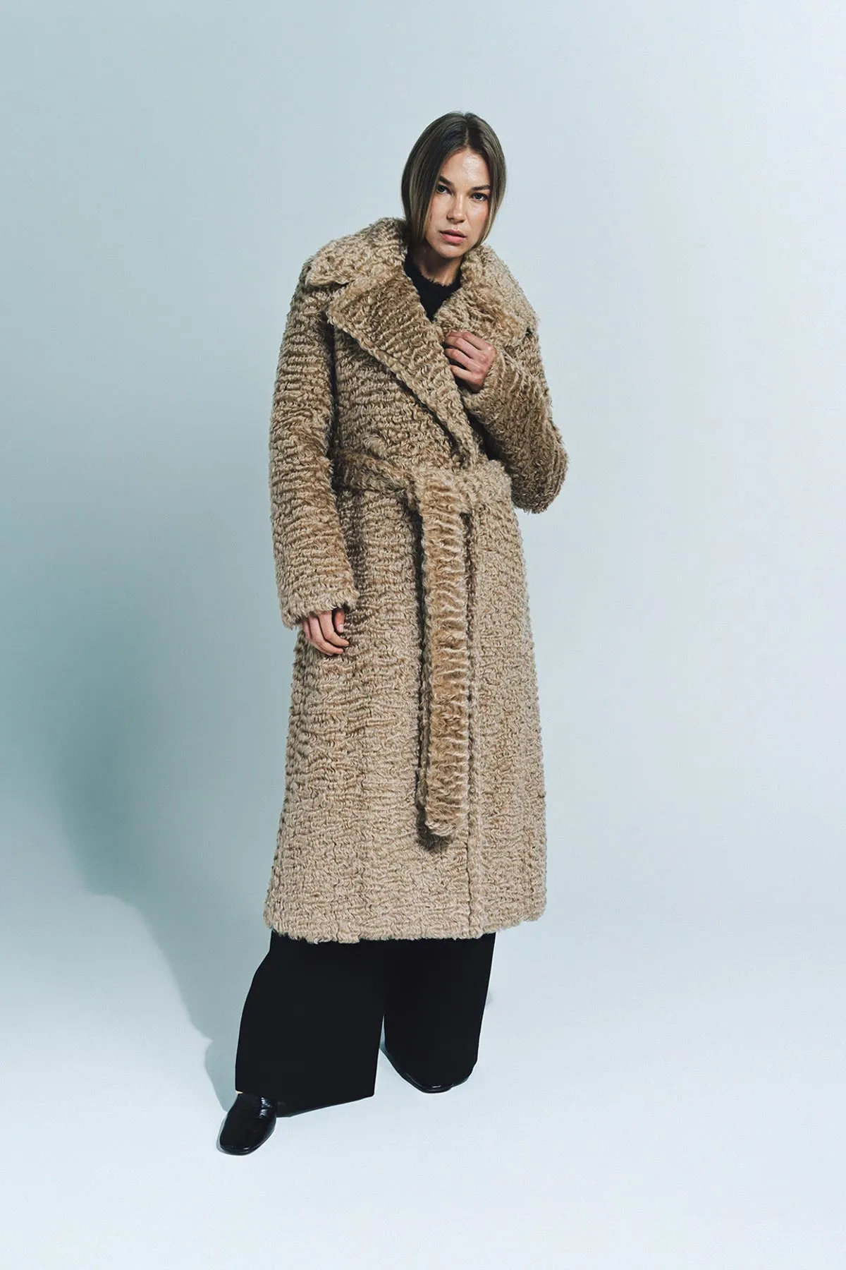 JIL SANDER | MOHAIR DOUBLE BREASTED COAT