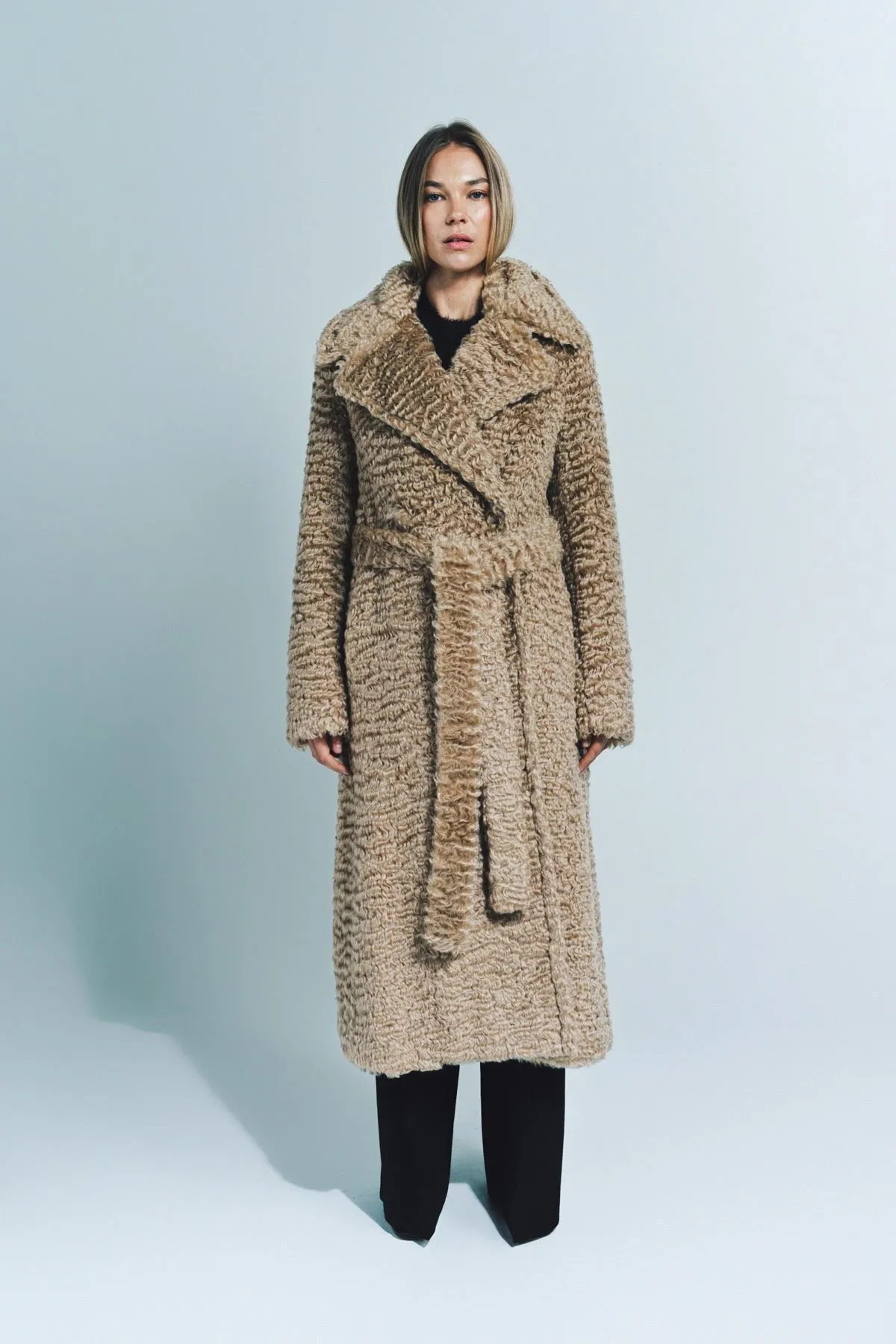 JIL SANDER | MOHAIR DOUBLE BREASTED COAT