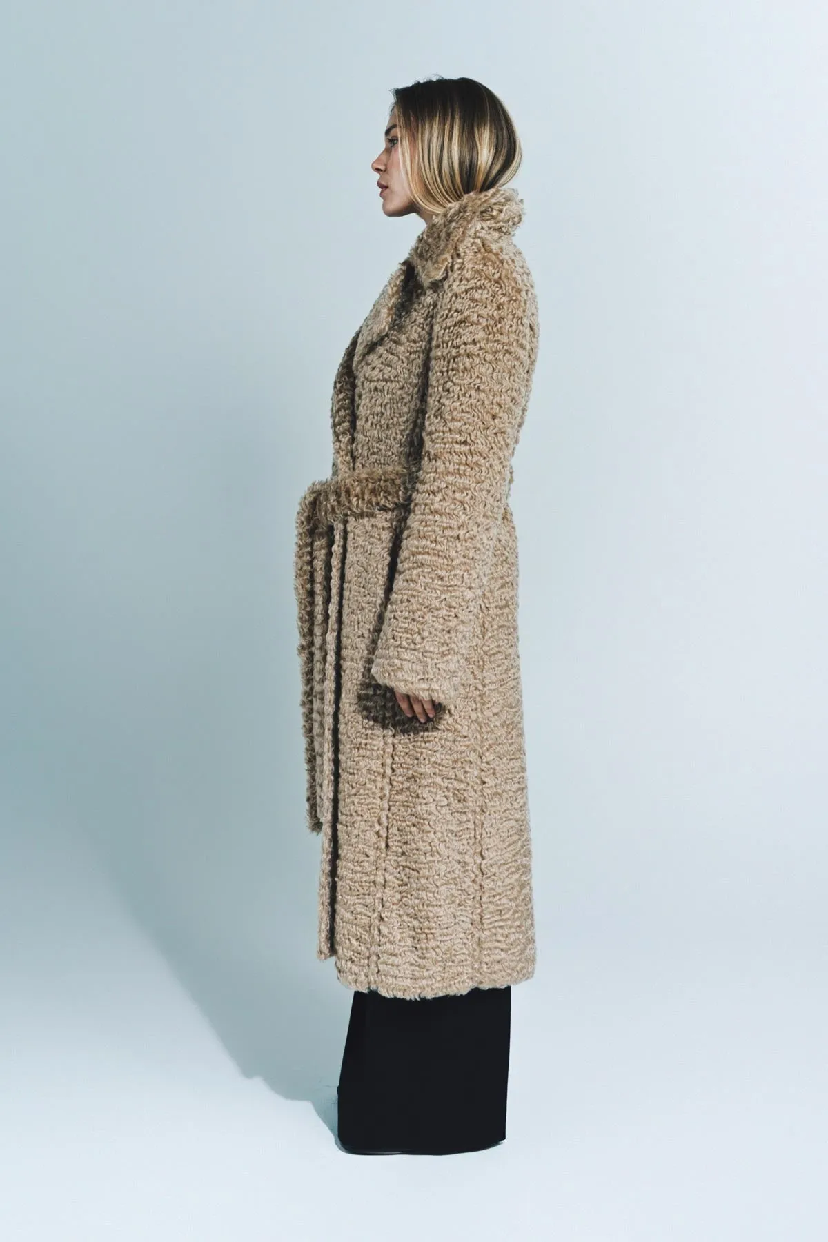 JIL SANDER | MOHAIR DOUBLE BREASTED COAT