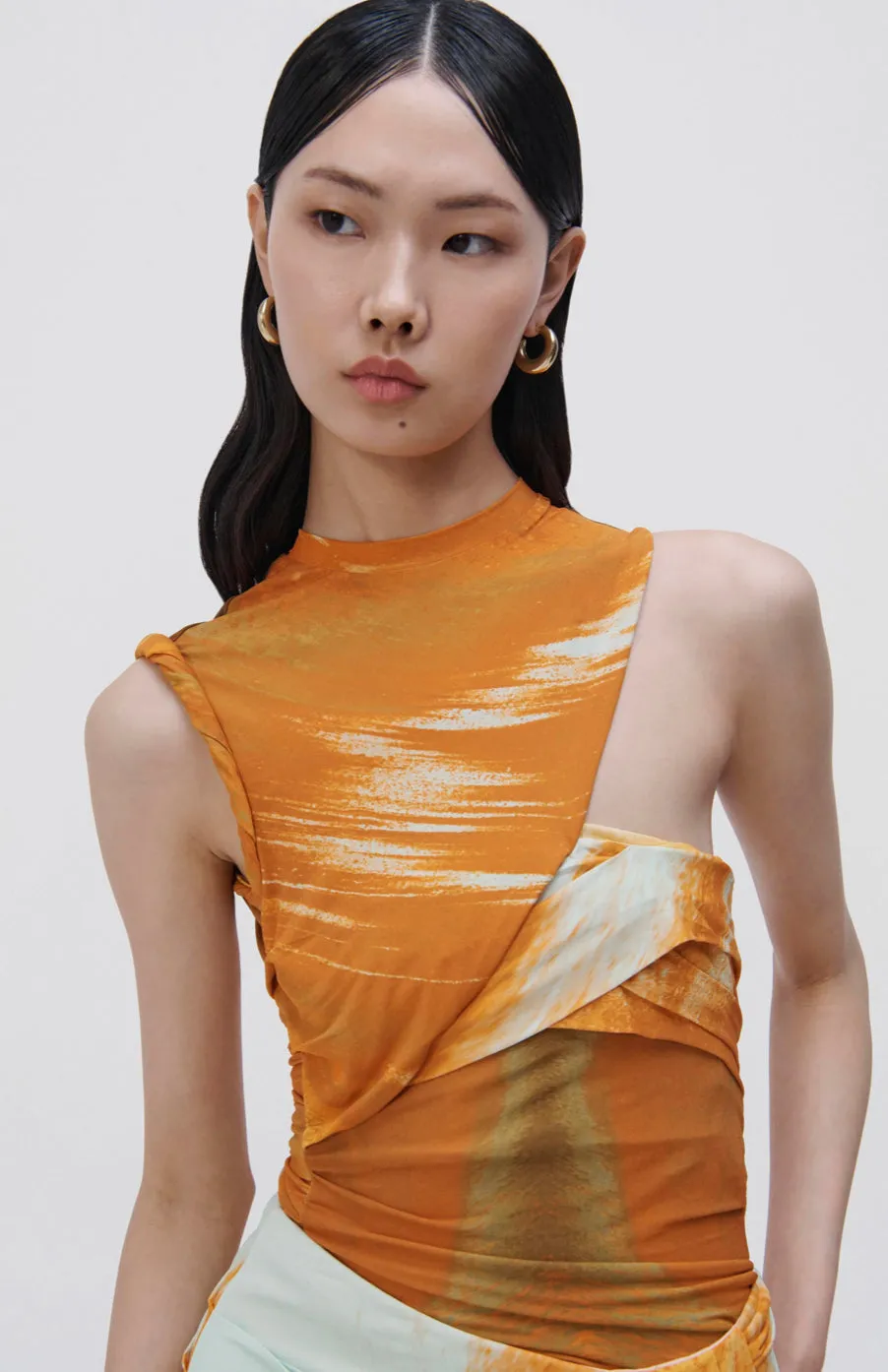 Jonathan Simkhai - Terra Marble Print Top - Masala Marble Print