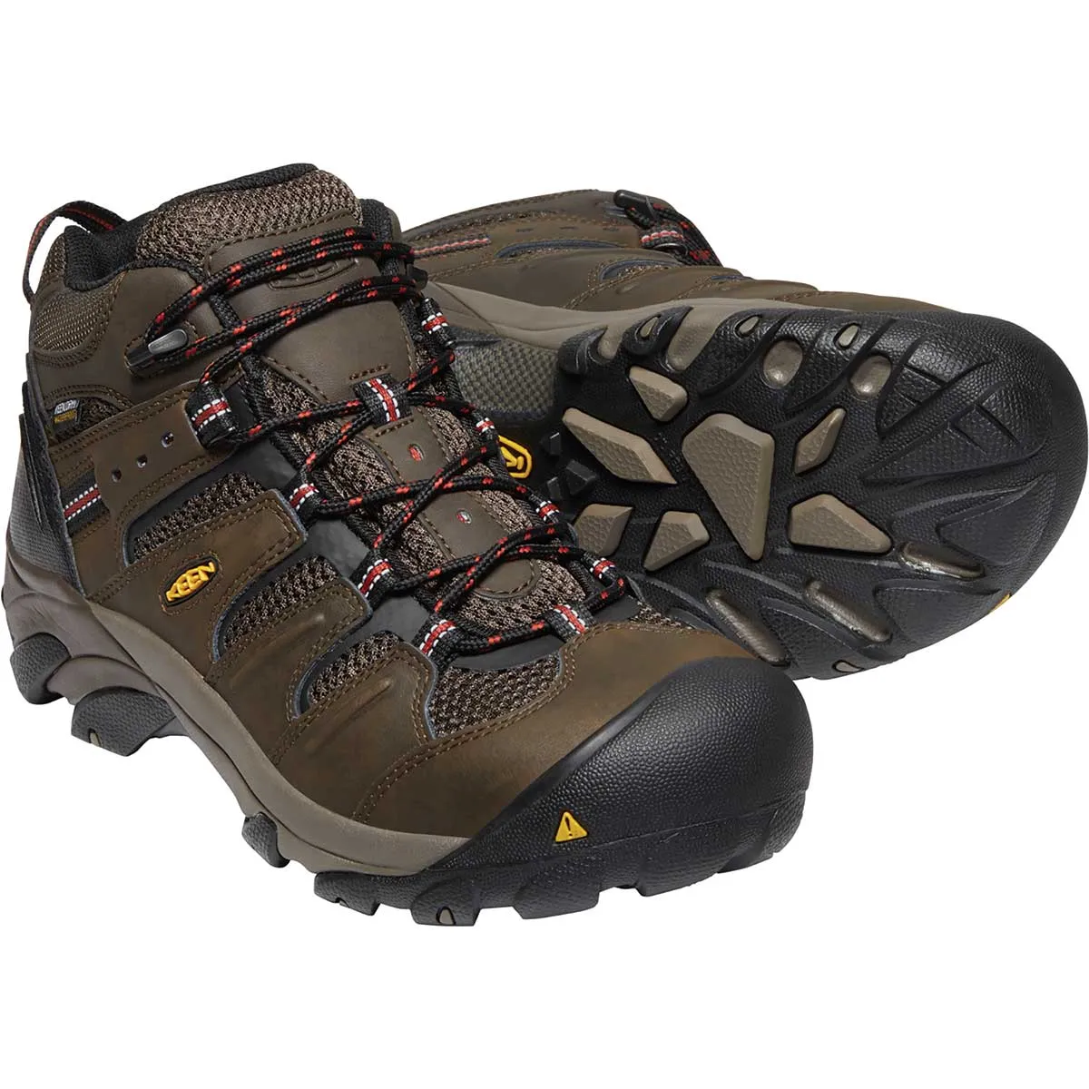 KEEN Utility Men's Lansing Mid Waterproof Steel Toe Hiker Boots