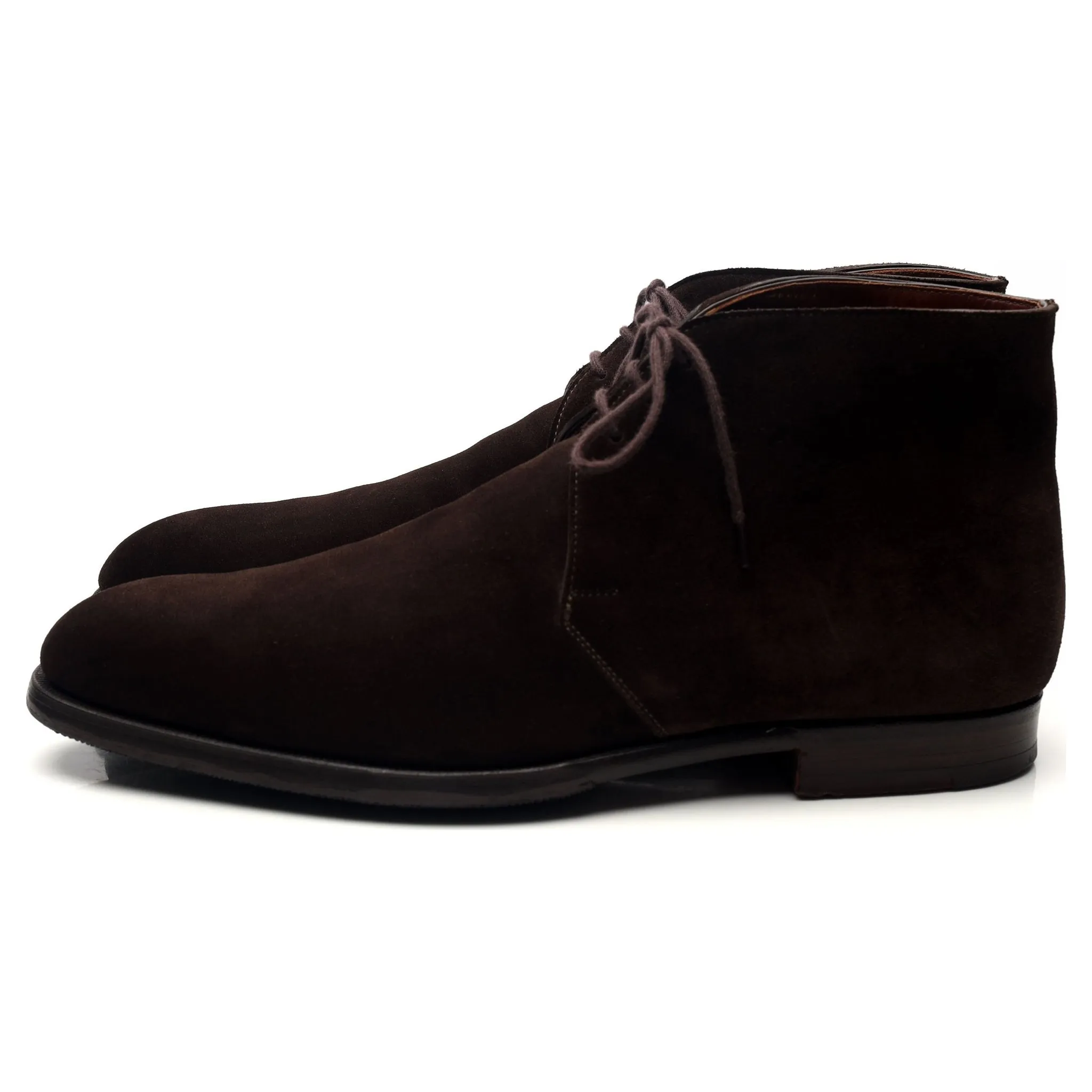 Kilgour Dark Brown Suede Chukka Boots UK 8.5 E