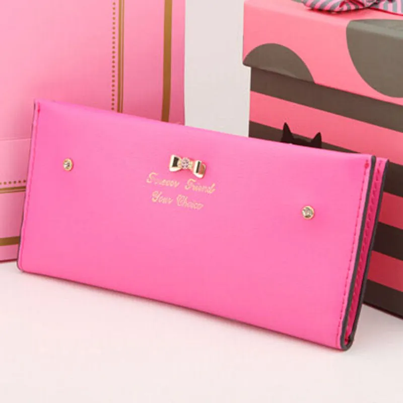 Luxury Lady Women Purse Clutch Wallet Simple Long Card Holder Bag