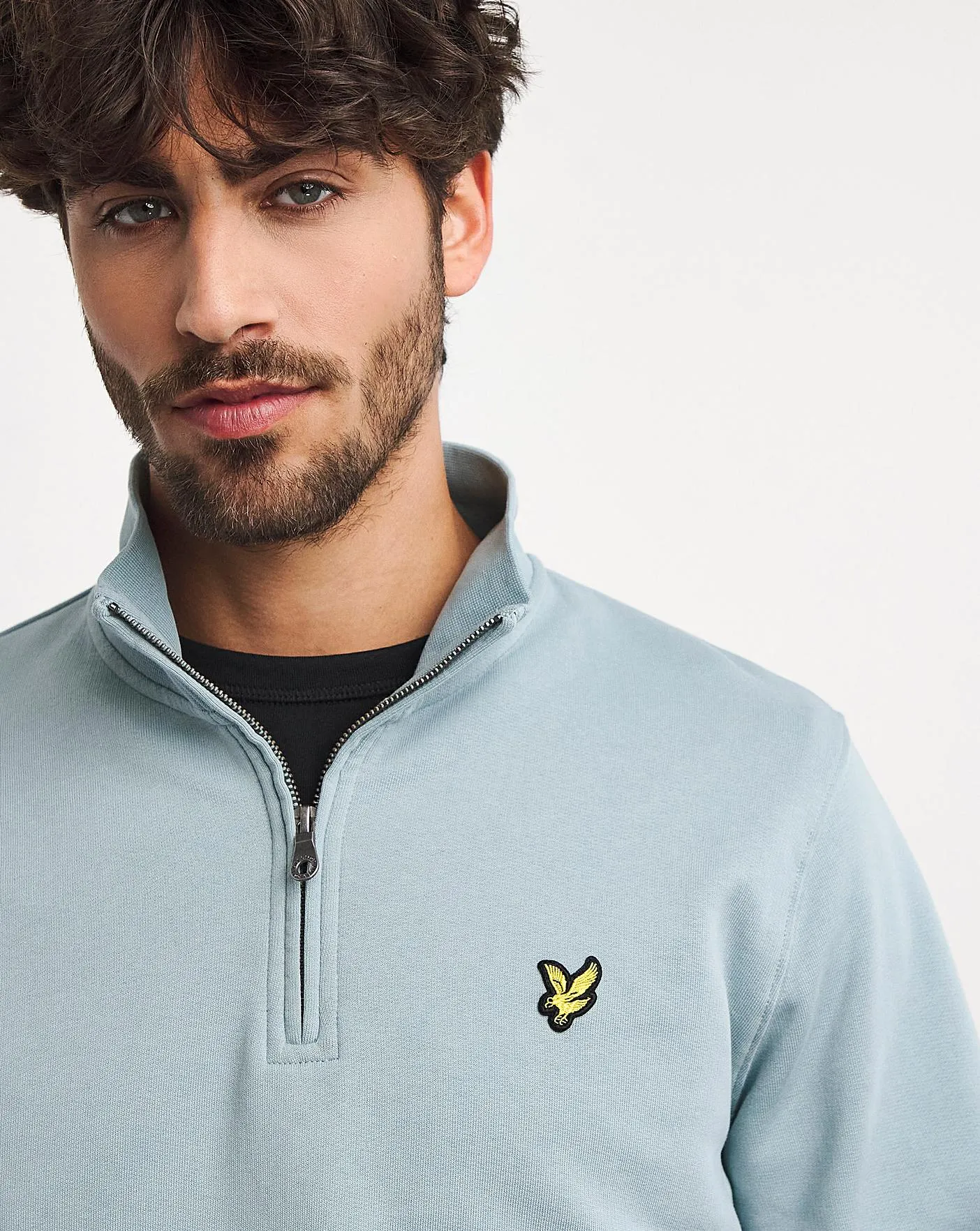 Lyle & Scott Zip Neck Sweatershirt