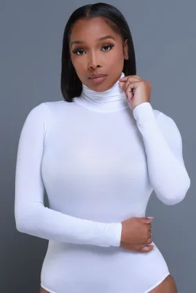 Maneater Turtleneck Bodysuit - Ivory