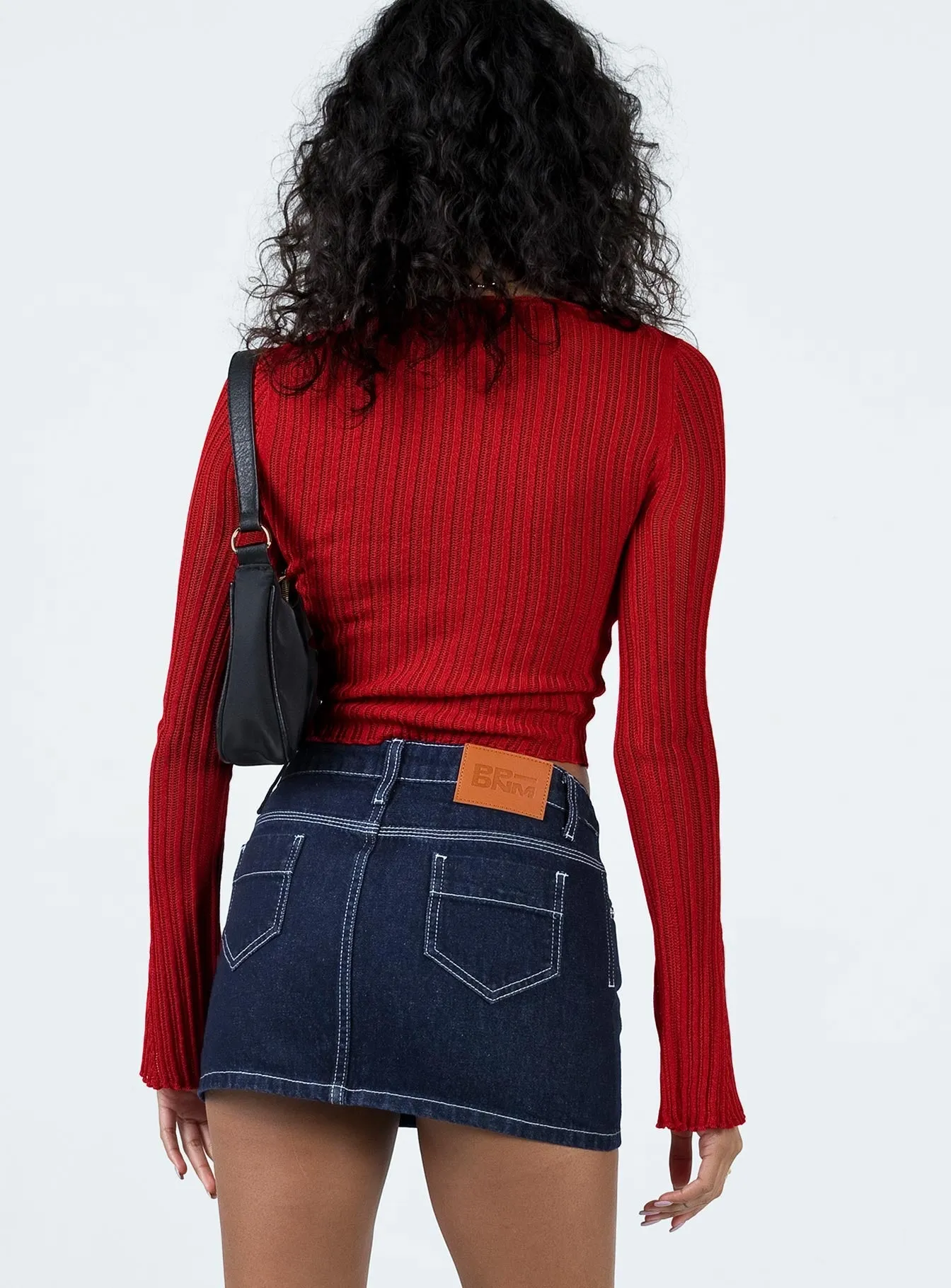 Mellow Long Sleeve Top Red