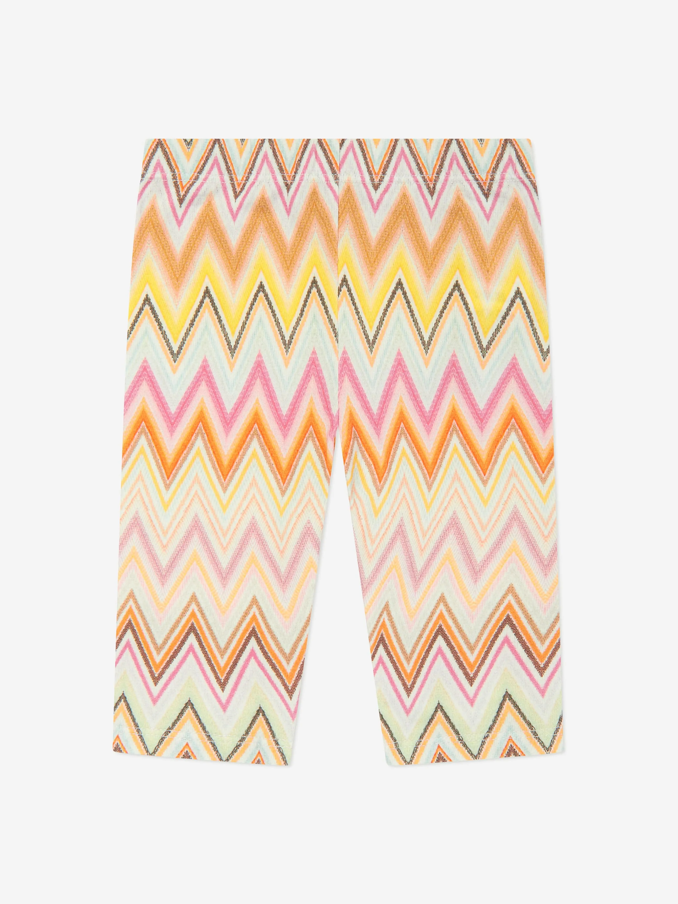 Missoni Baby Girls Zigzag Leggings in Multicolour