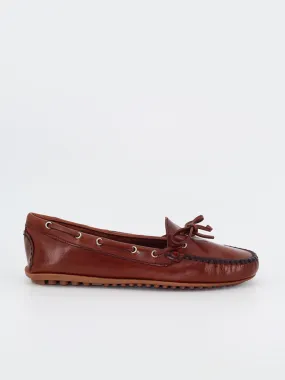 Mocasines 23 piel bufalo color marron