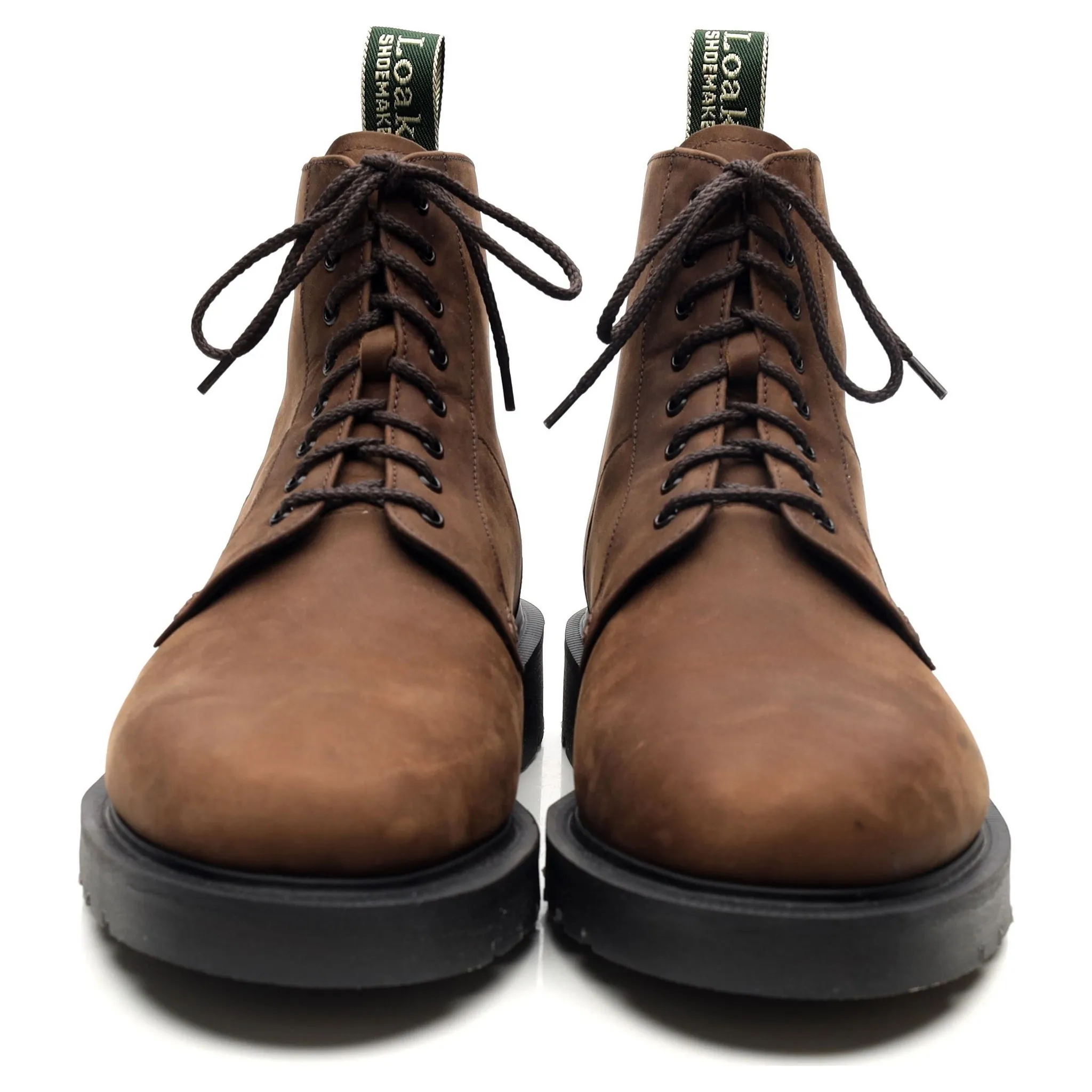 'Niro' Brown Nubuck Leather Boots UK 8 F