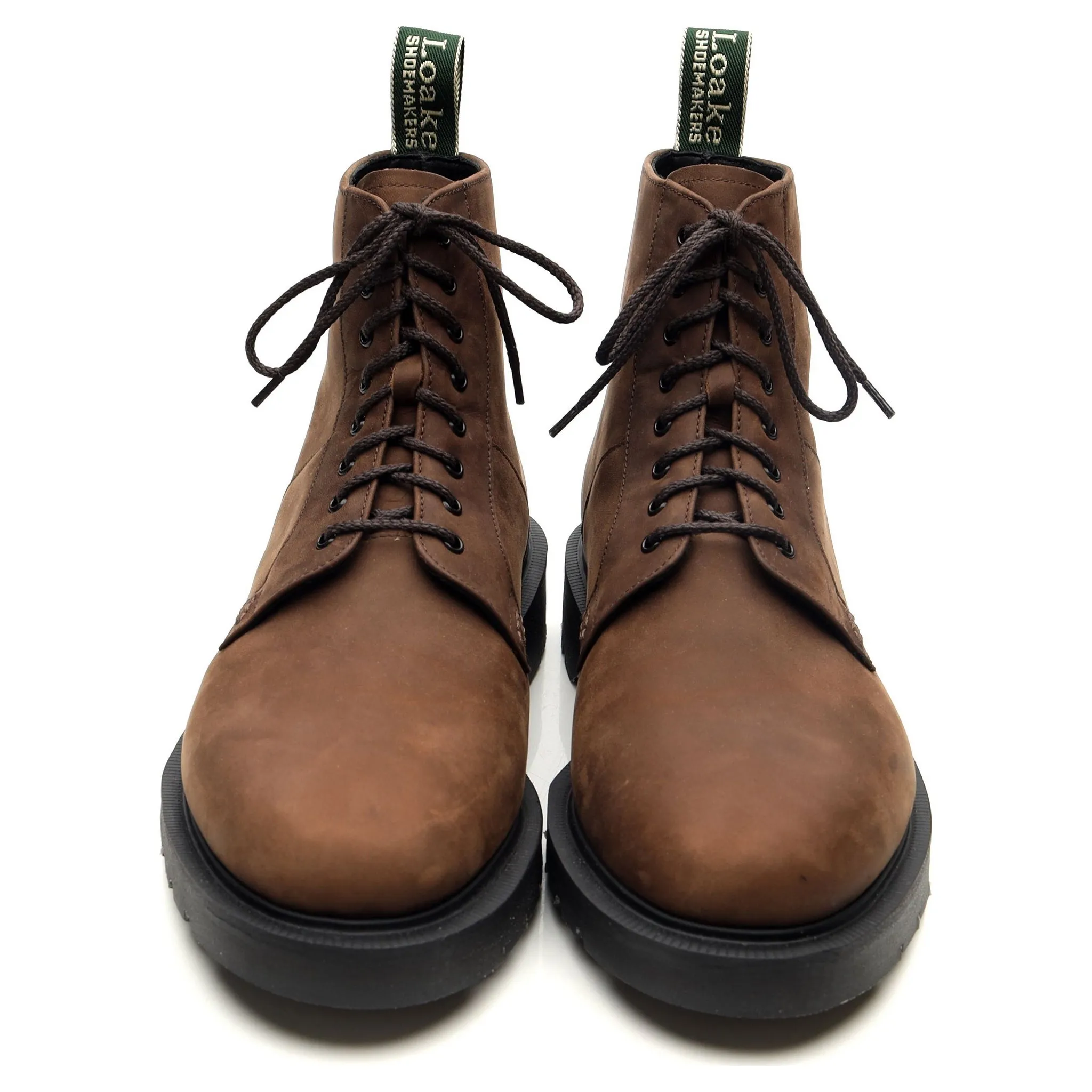 'Niro' Brown Nubuck Leather Boots UK 8 F