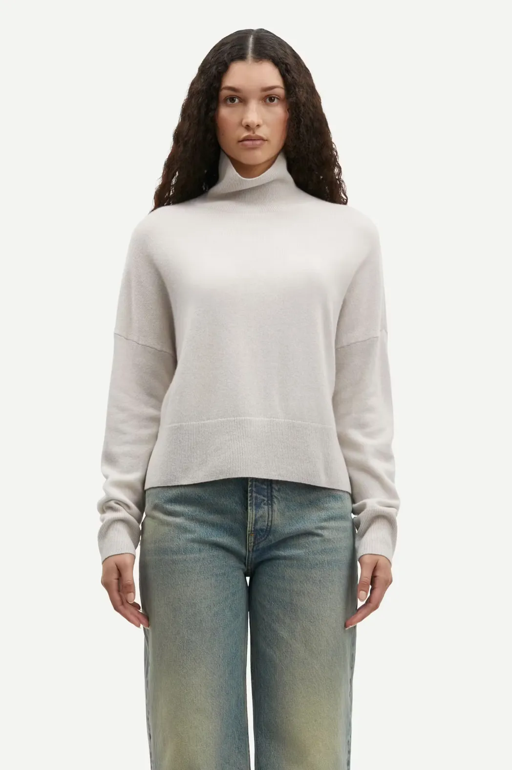 Nola Cashmere Turtleneck - Turtledove