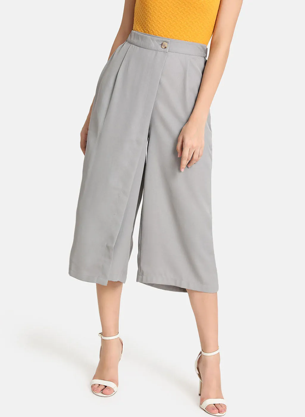 One-Side Flapped Trouser