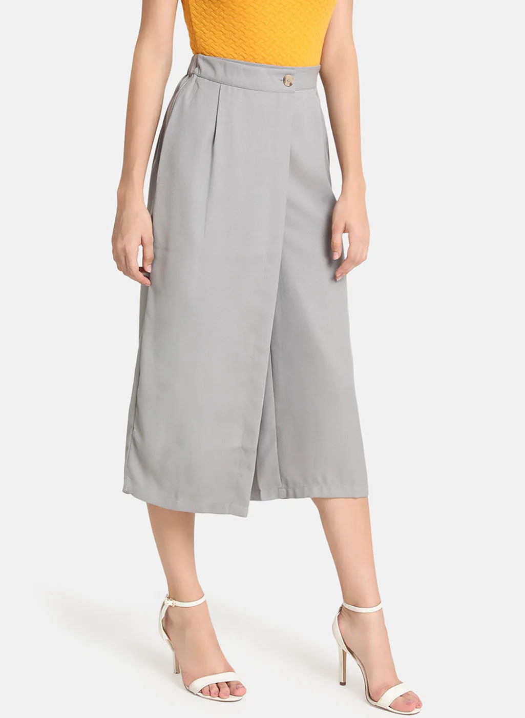 One-Side Flapped Trouser