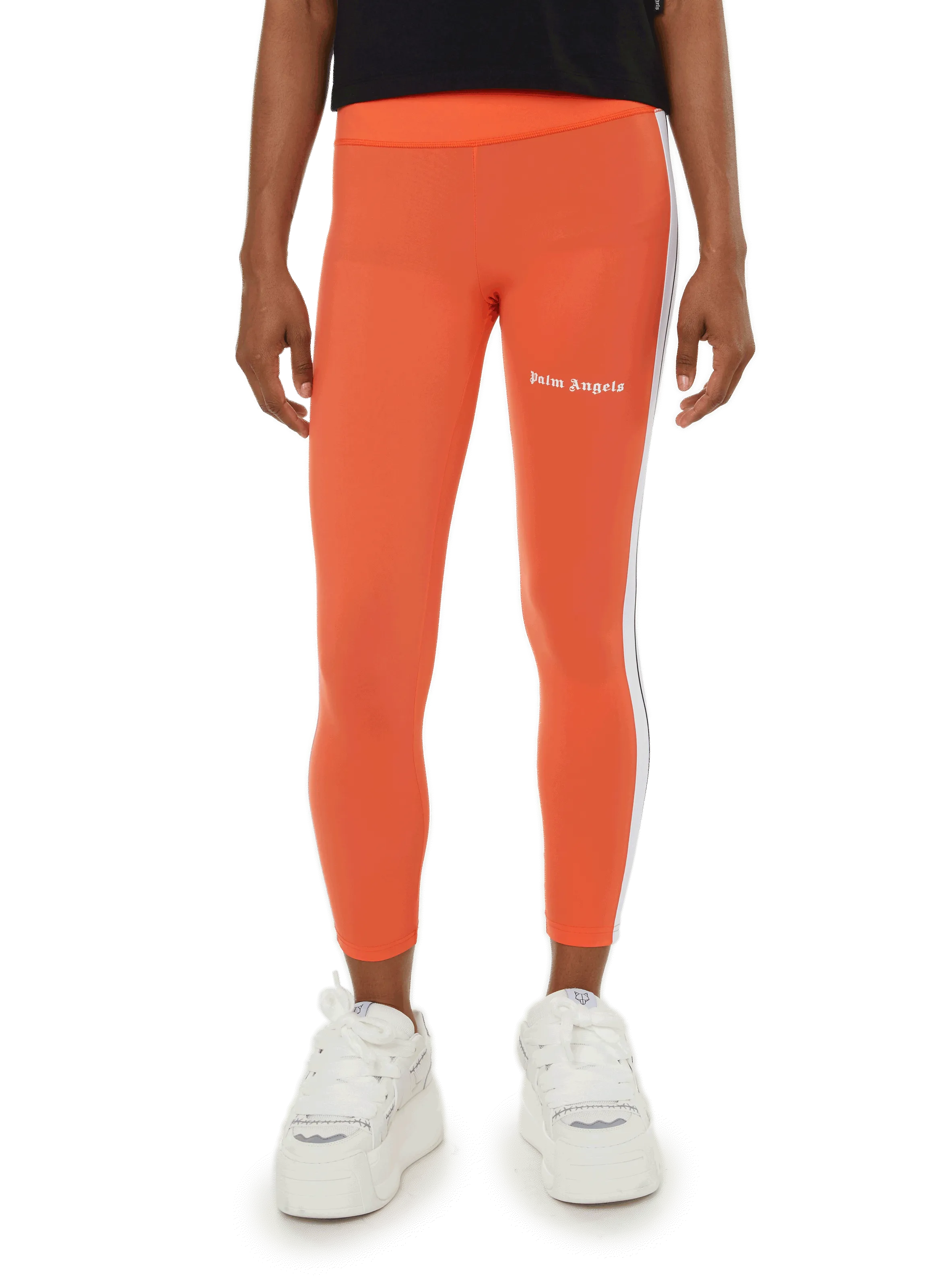 Palm angels  Leggings with stripes - Orange