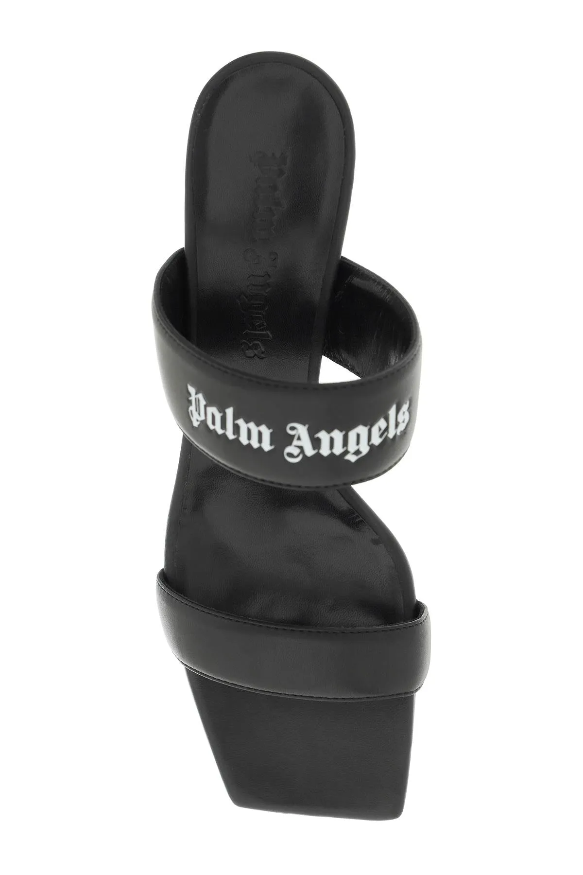 Palm Angels - Mules Palm Angels Leather Mules With Logo