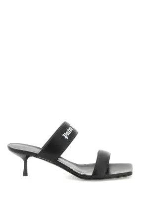 Palm Angels - Mules Palm Angels Leather Mules With Logo