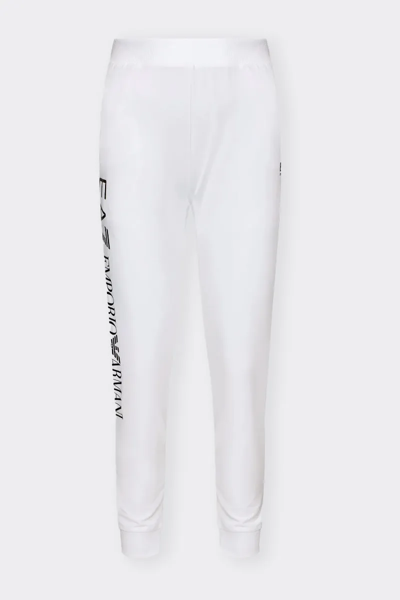 PANTALONI BIANCHI JOGGERS SHINY