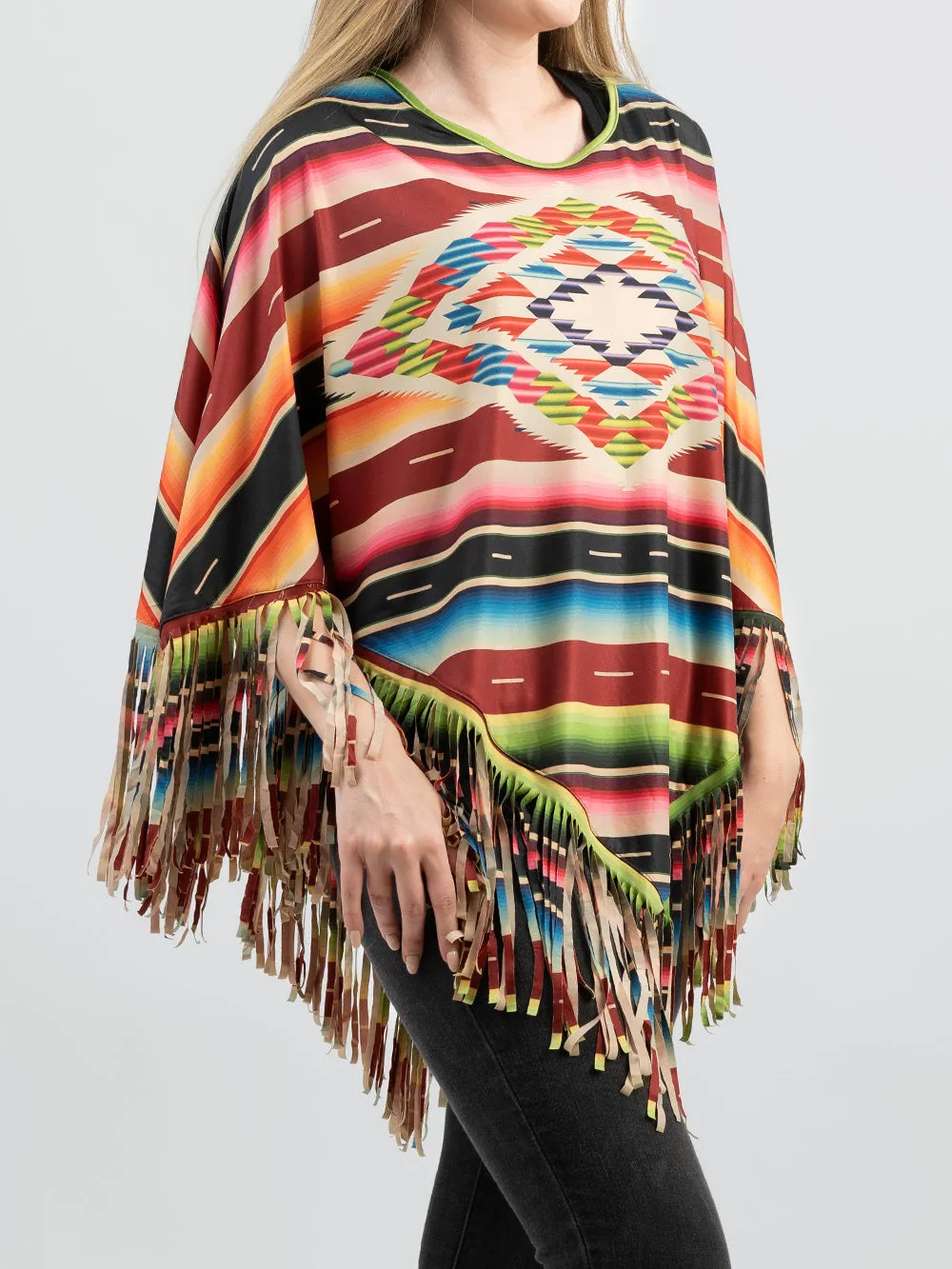 PCH-1692 Montana West Serape Collection Poncho