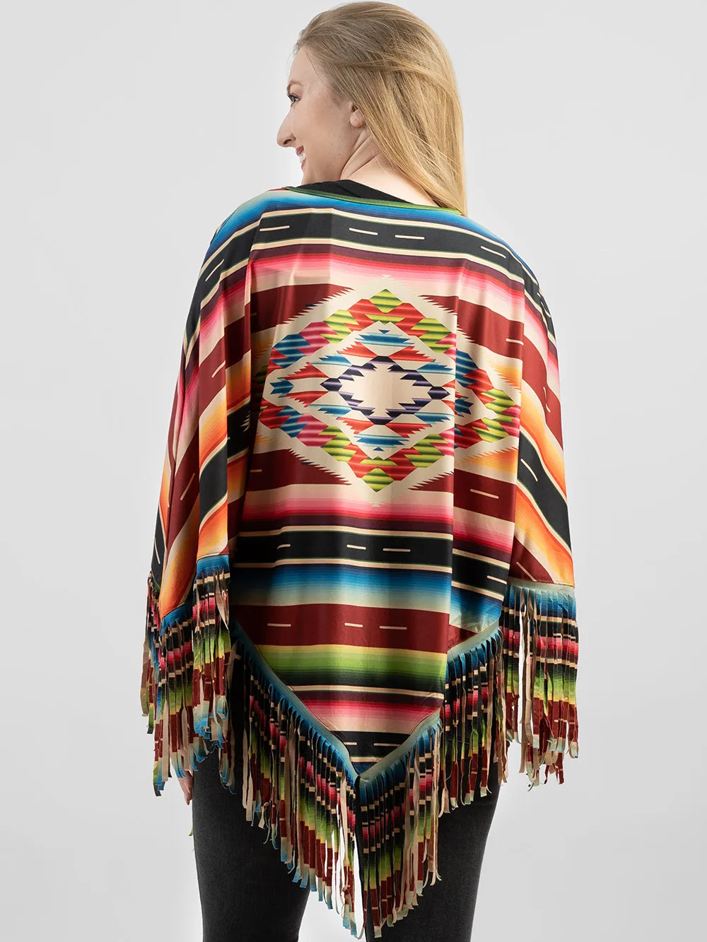 PCH-1692 Montana West Serape Collection Poncho