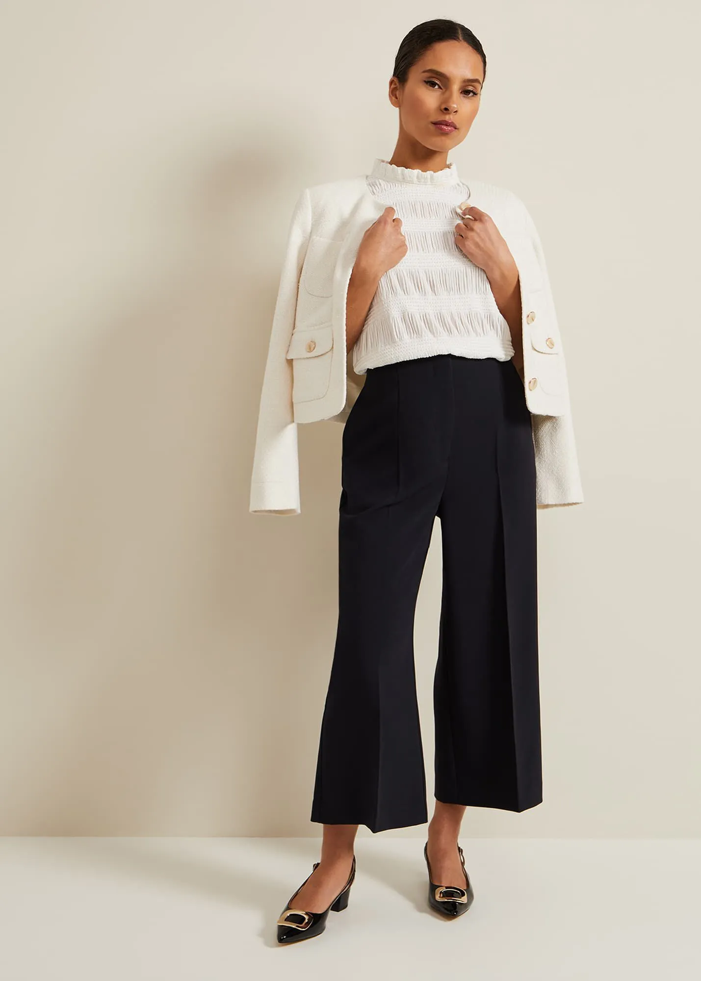 Petite Aubrielle Clean Crepe Culottes