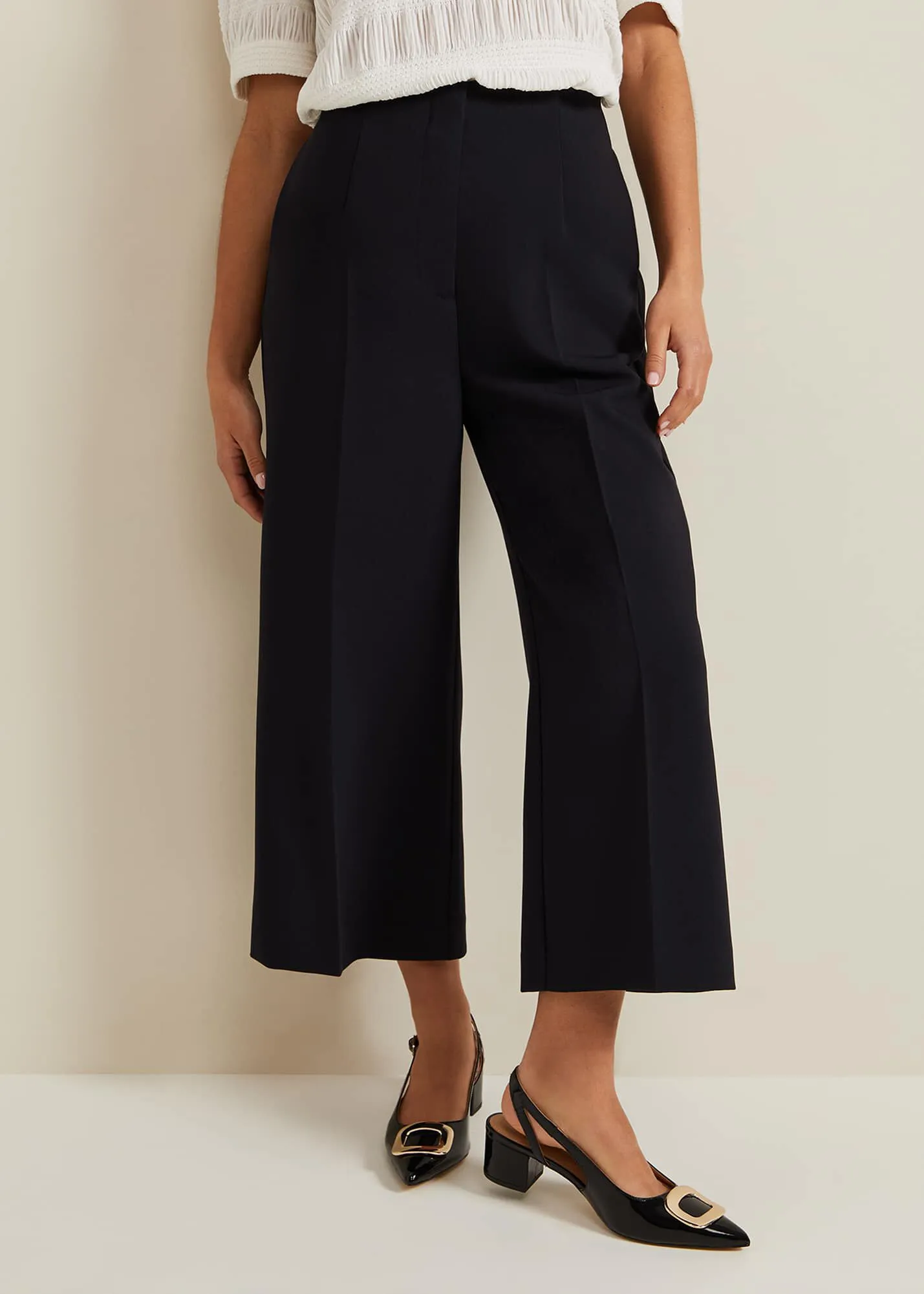 Petite Aubrielle Clean Crepe Culottes